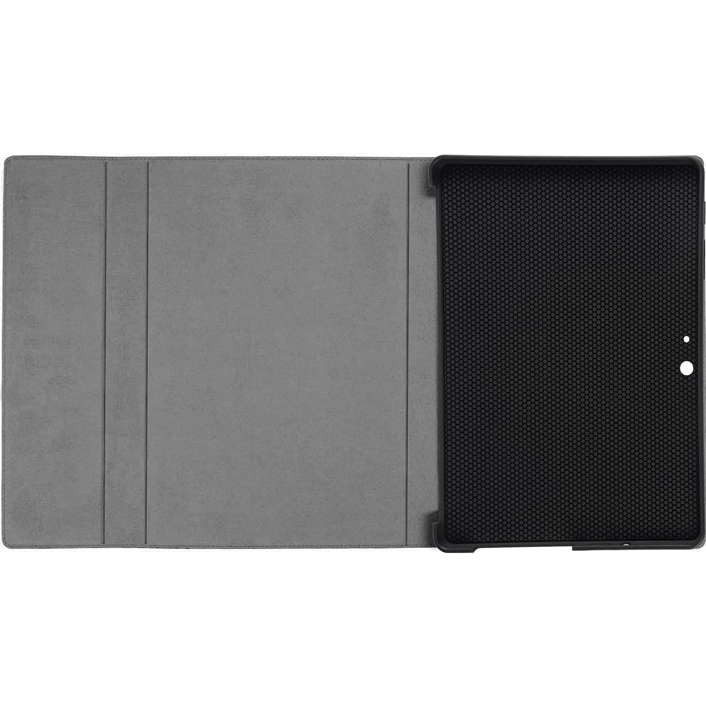 Funda de Cuero Genuino para Microsoft Surface Go 1/2/3/4 10.5" Negra