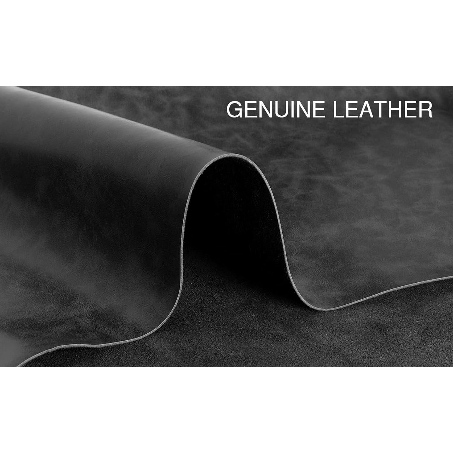 Funda de Cuero Genuino para Microsoft Surface Go 1/2/3/4 10.5" Negra