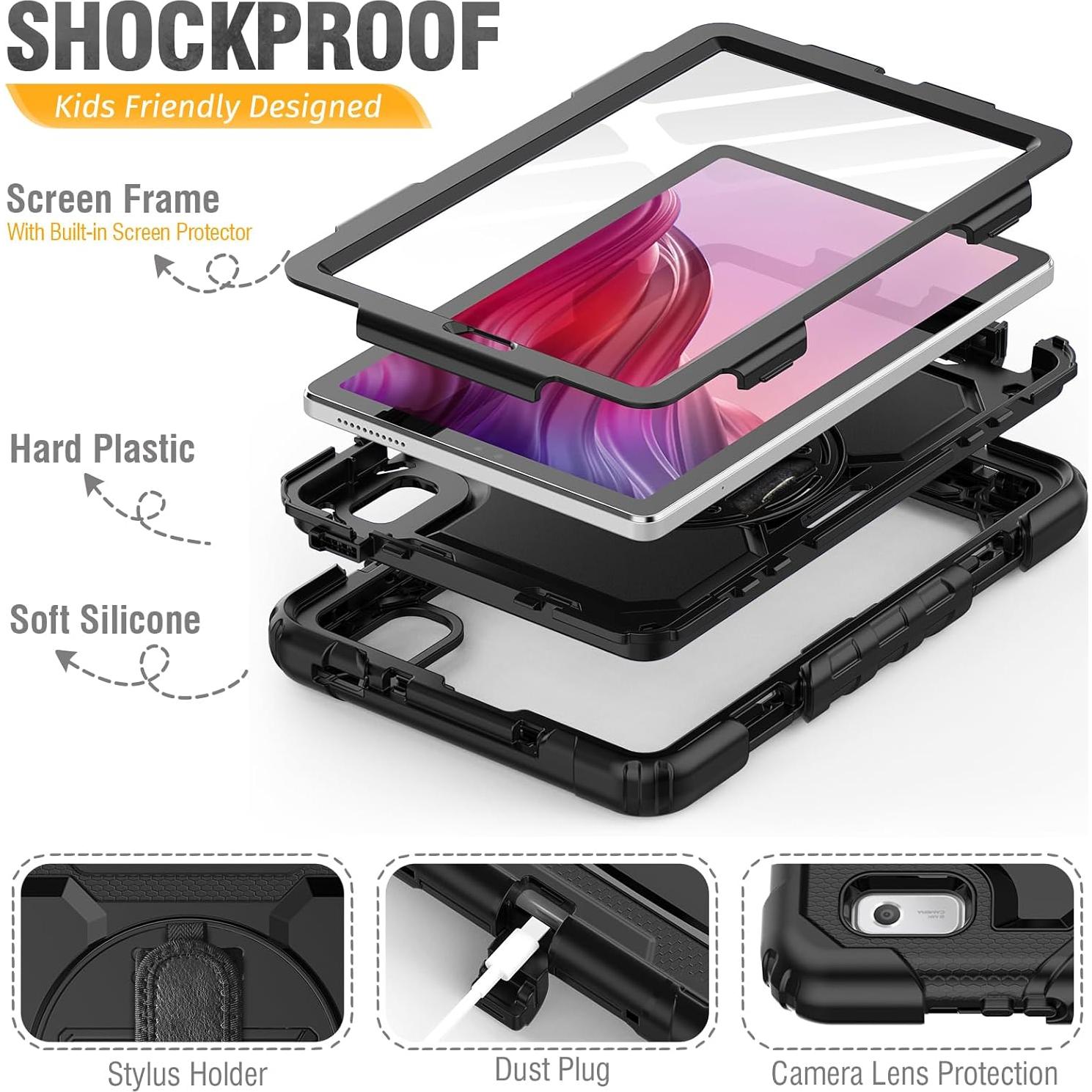 Funda Protectora HXCASEAC para Lenovo Tab M9 9" 2023/2024