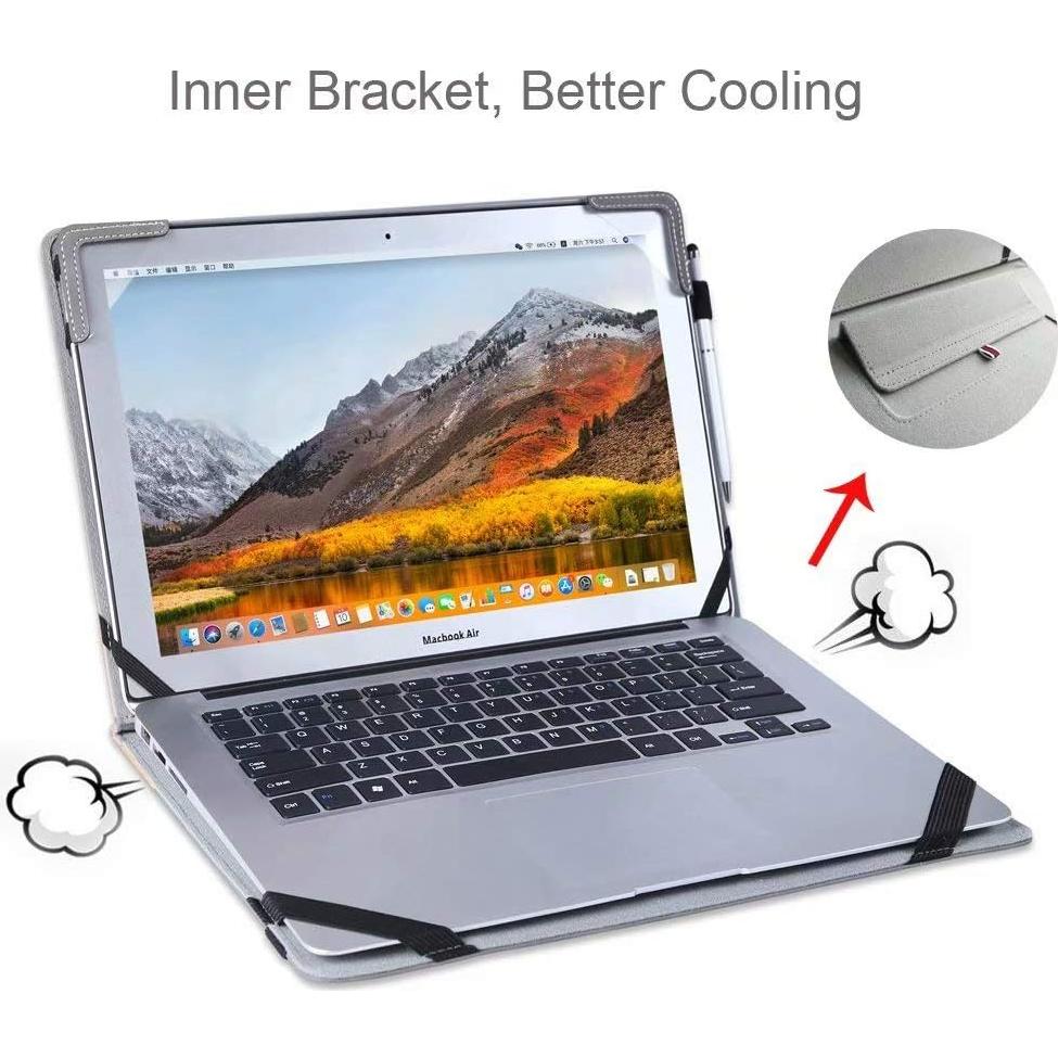 Funda Protectora Berfea para Lenovo Yoga Pro 9 16" Gris