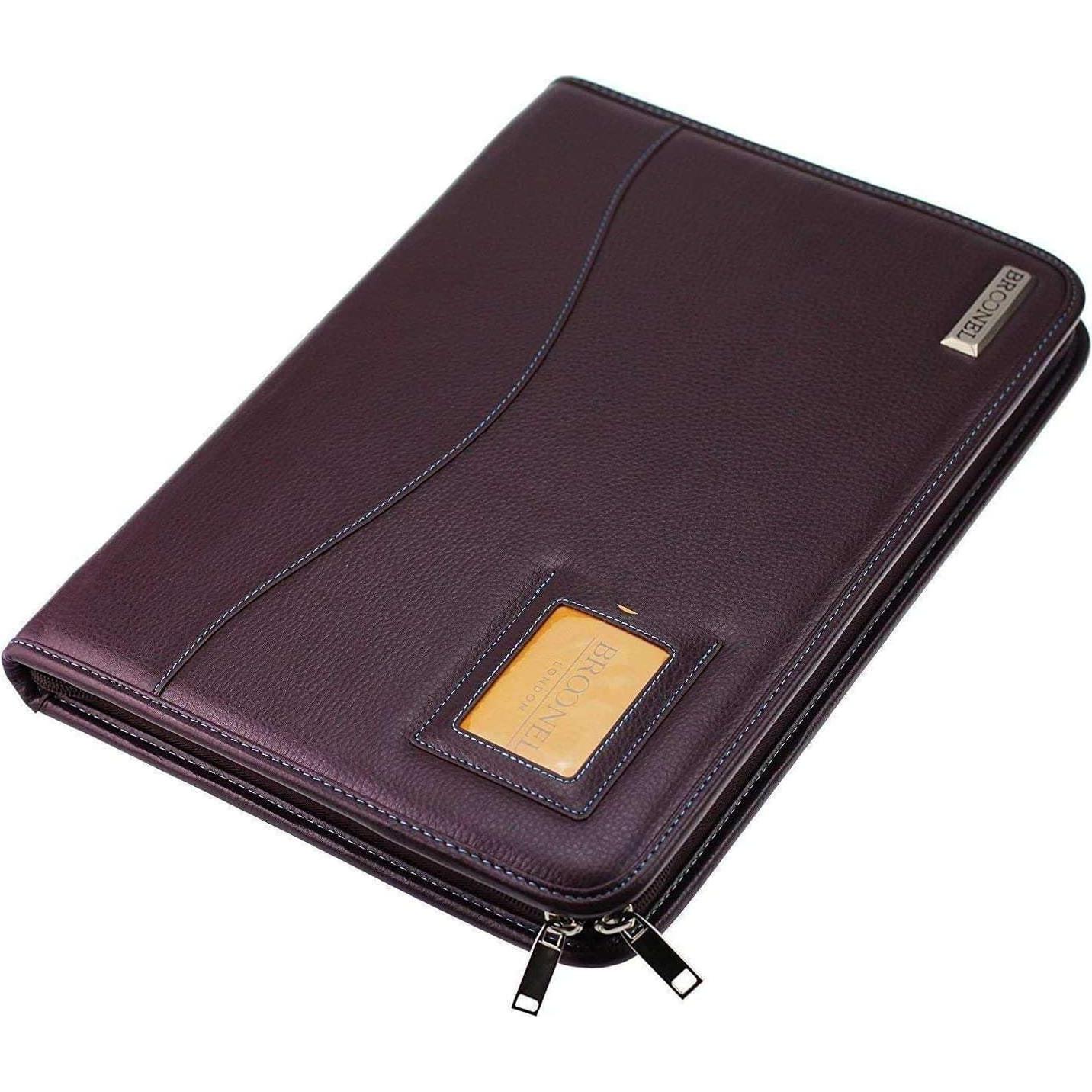 Funda Protectora de Cuero Morado Broonel para Lenovo Yoga 7 14"