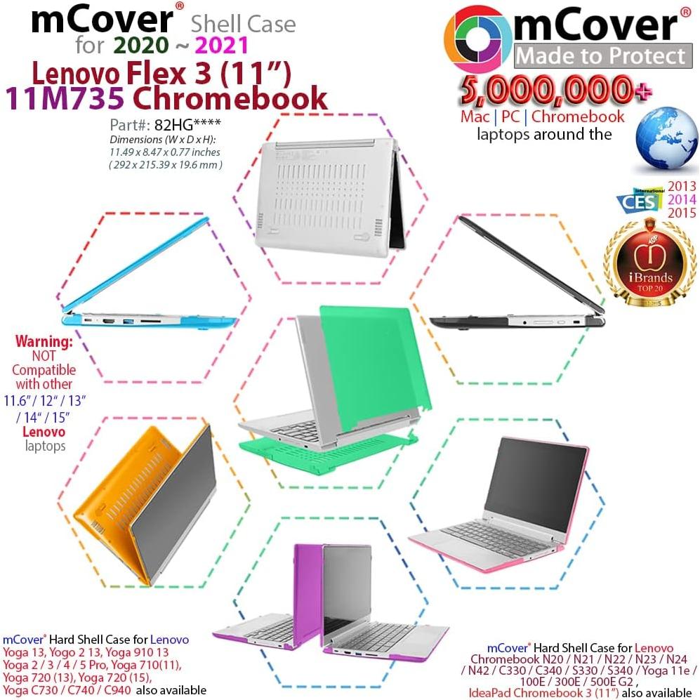 Funda mCover Rojo para Lenovo IdeaPad Flex 3 11.6" 2020-2021