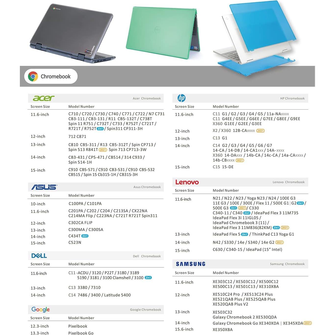 Funda mCover Rojo para Lenovo IdeaPad Flex 3 11.6" 2020-2021