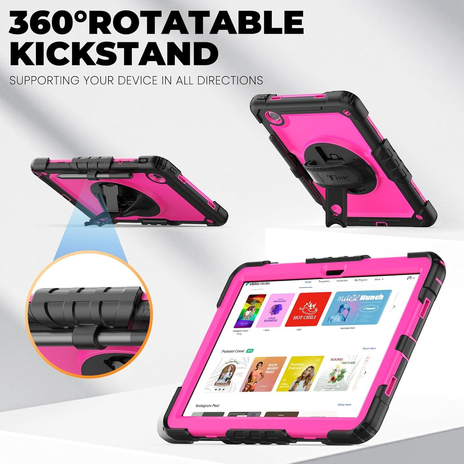 Funda para Lenovo Tab M11 Timecity Rosa 11 Pulgadas con Soporte