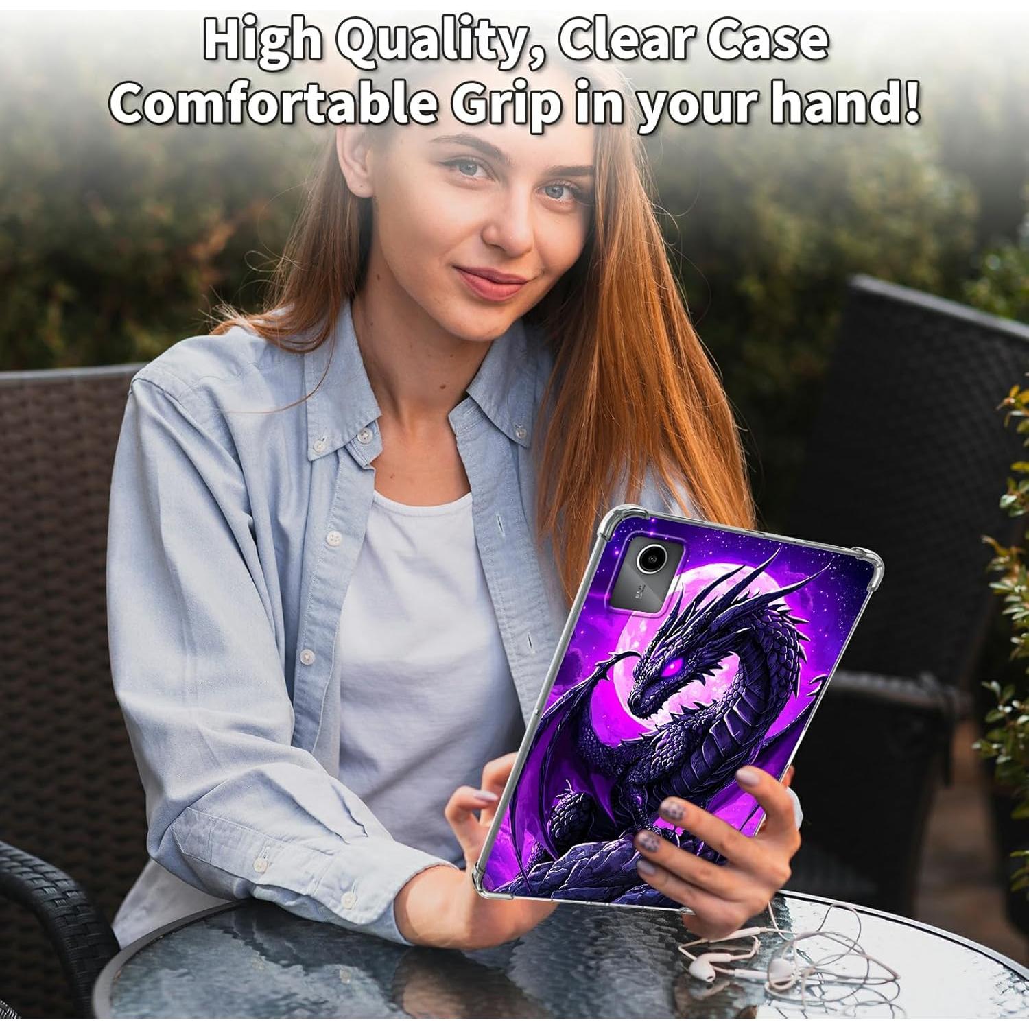 Funda Transparente HEAKIERG para Lenovo Tab M11 11" 2024