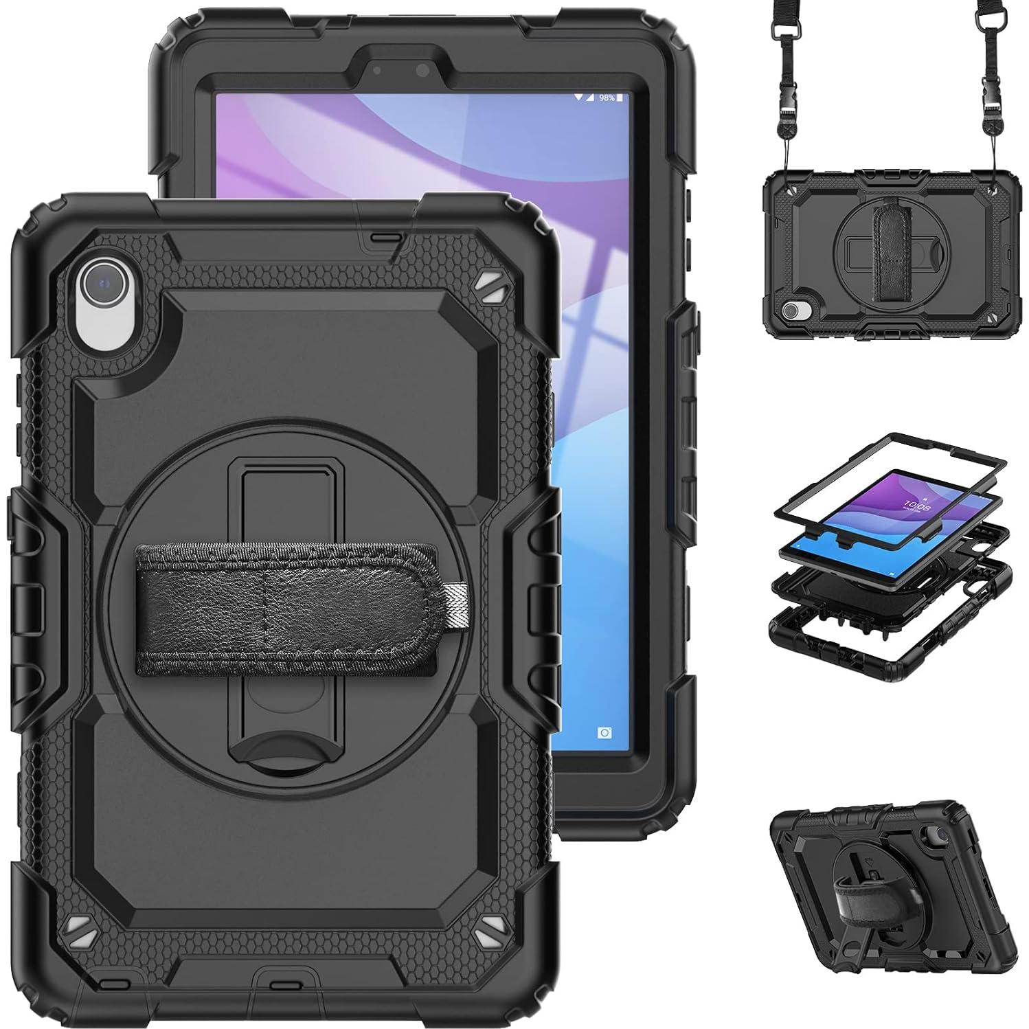 Funda Rugerizada Gylint para Lenovo Tab M8 3ra Gen 2022 Negra