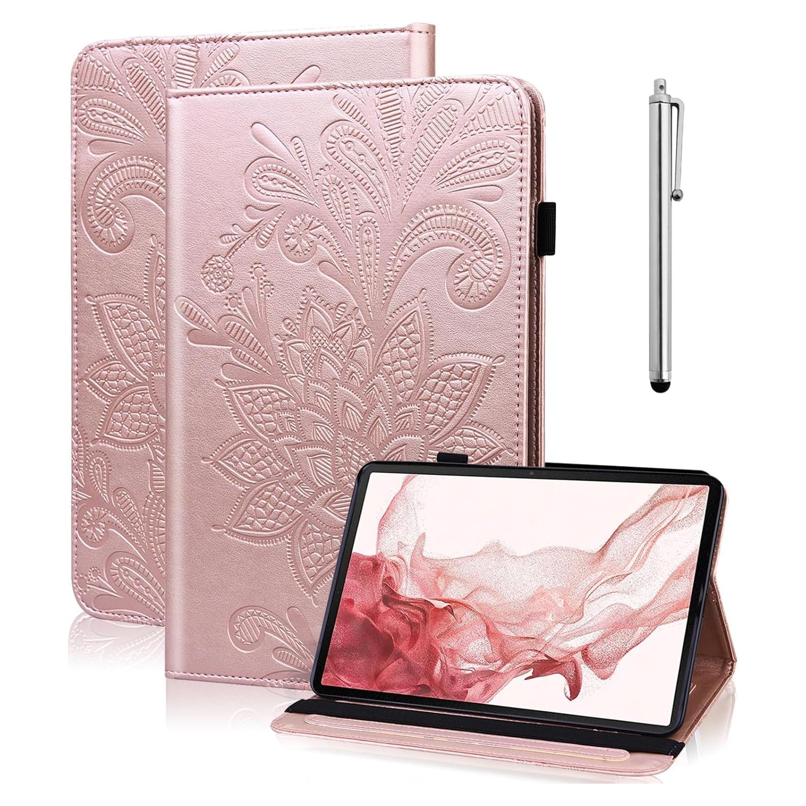 Funda Folio TUOLISG para Lenovo Tab M11 11" Oro Rosa 2024