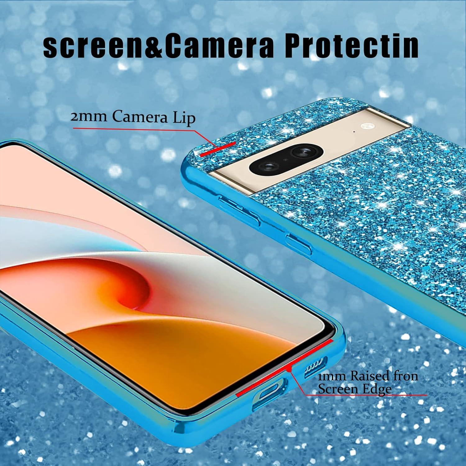 Funda Brillante a Prueba de Golpes Anlalish para Google Pixel 10 Pro - Azul