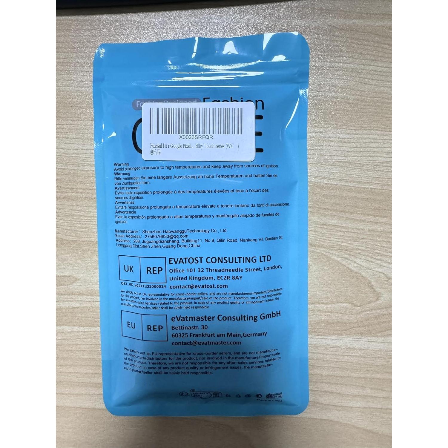 Funda Protectora Puxssul para Google Pixel 9 Pro XL - Blanco, Anti-Huella