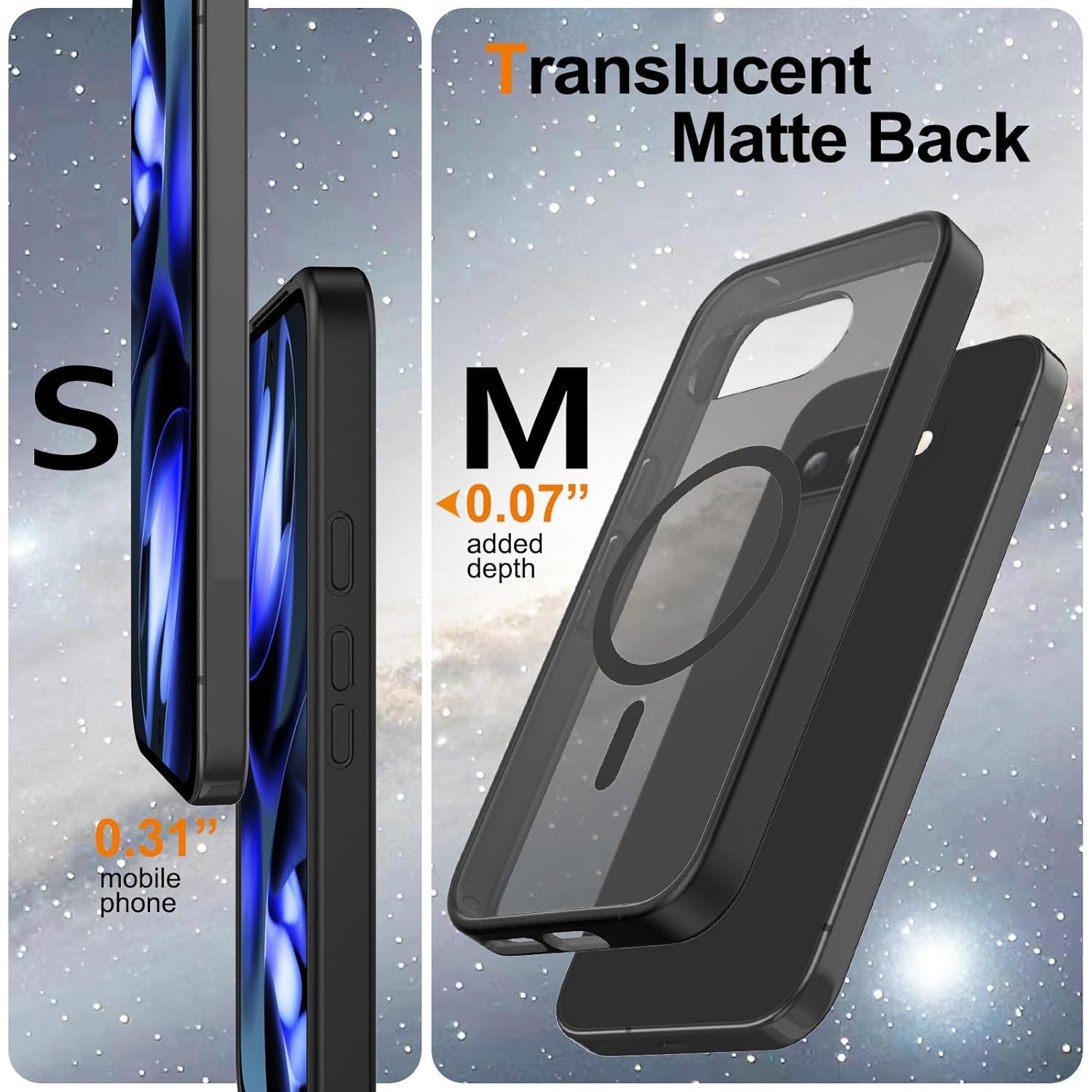 Funda Google Pixel 9A Ezanmull Magnética a Prueba de Golpes