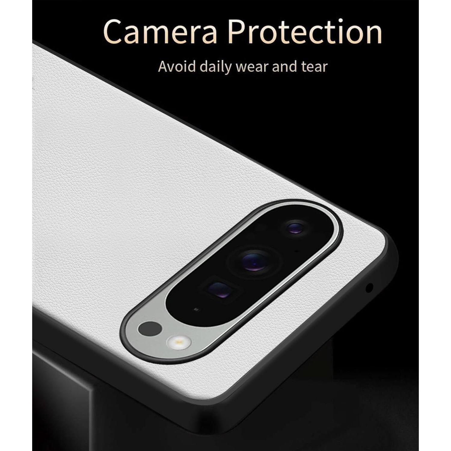 Funda de Cuero Sintético Puxssul para Google Pixel 10/10 Pro