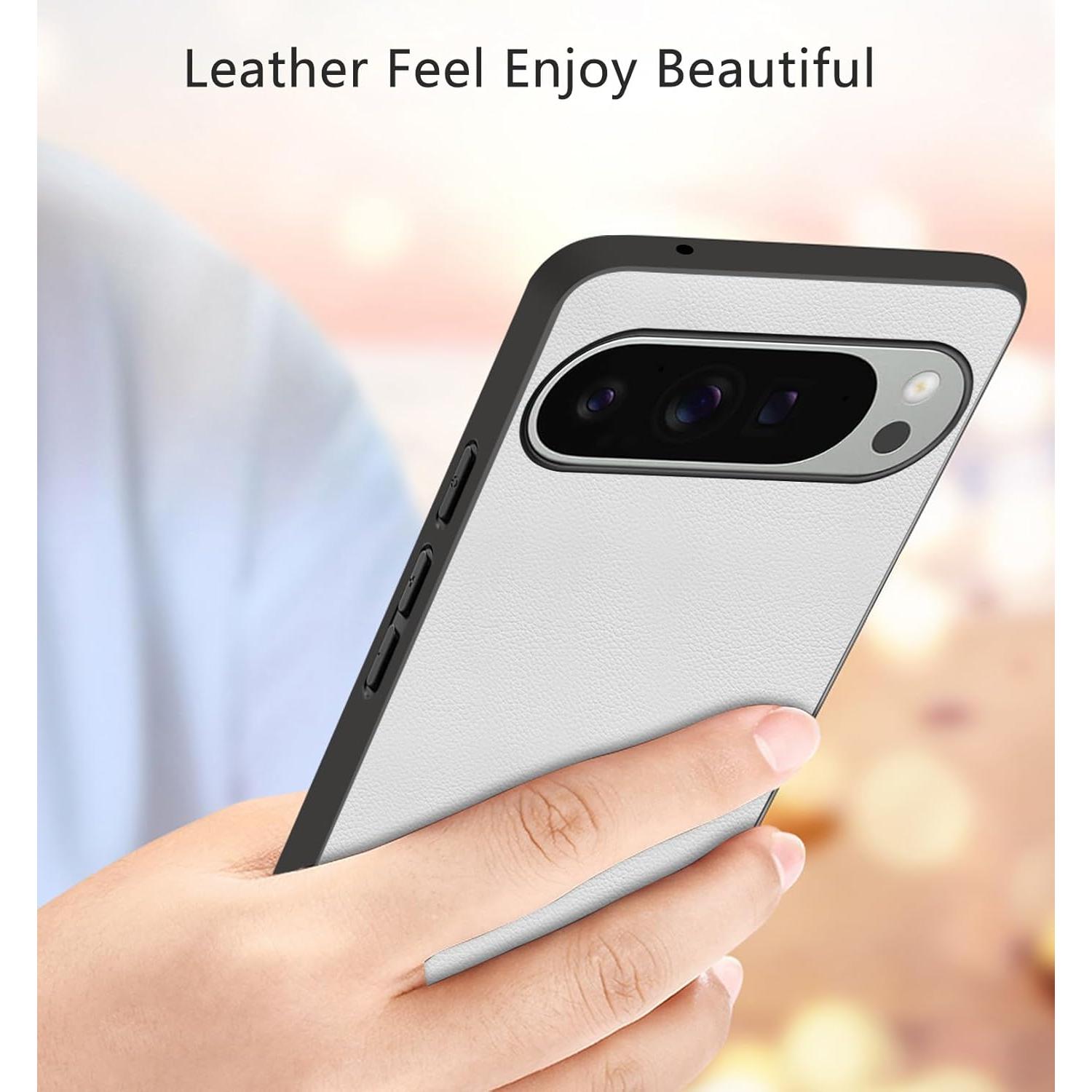 Funda de Cuero Sintético Puxssul para Google Pixel 10/10 Pro