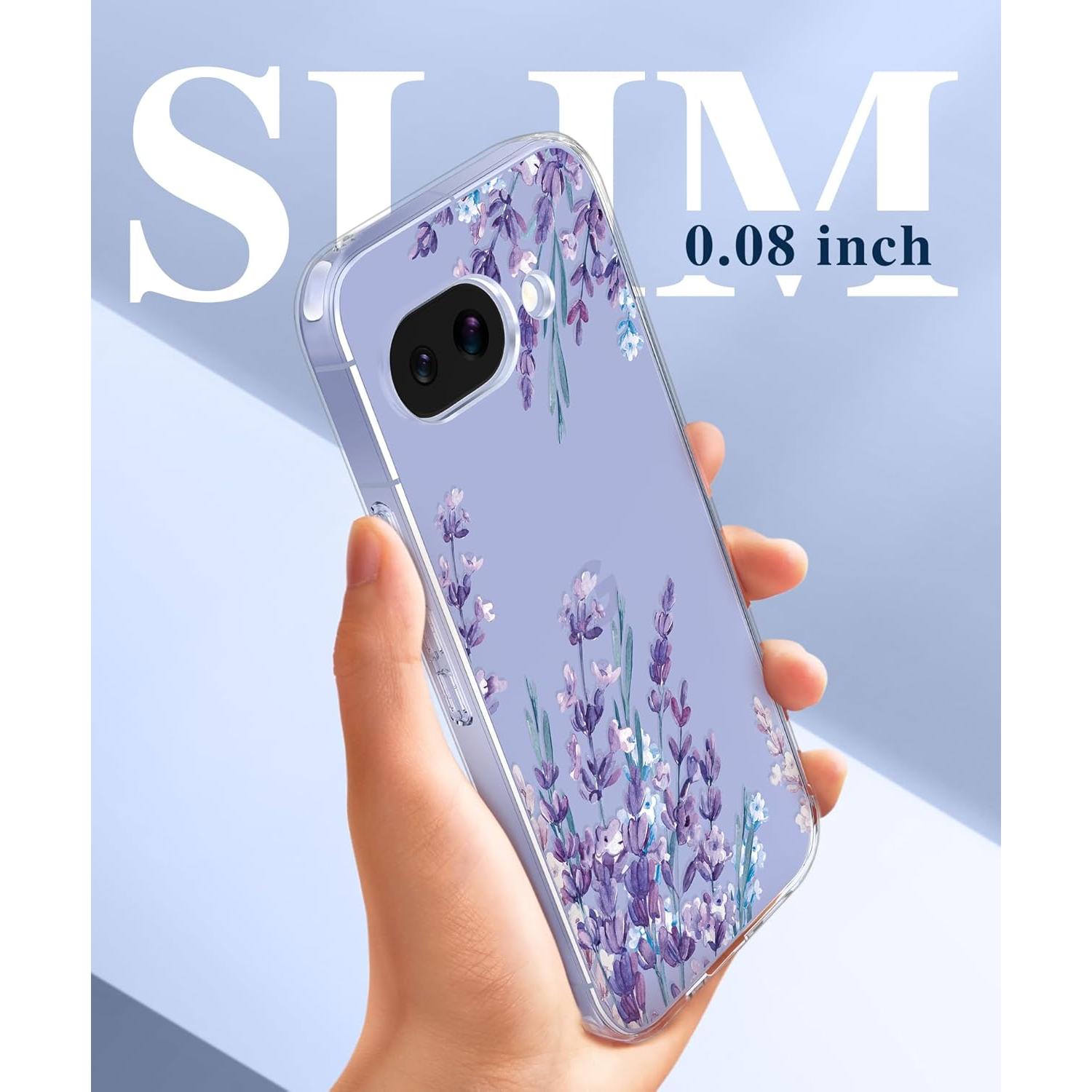 Funda Protectora GVIEWIN para Google Pixel 9a - Lavanda Claro