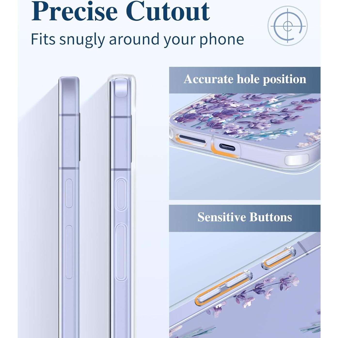 Funda Protectora GVIEWIN para Google Pixel 9a - Lavanda Claro