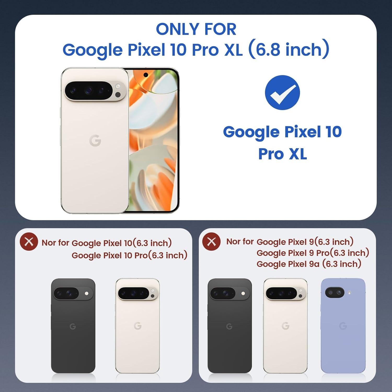 Funda Ruky para Google Pixel 10 Pro XL con MagSafe y Protector