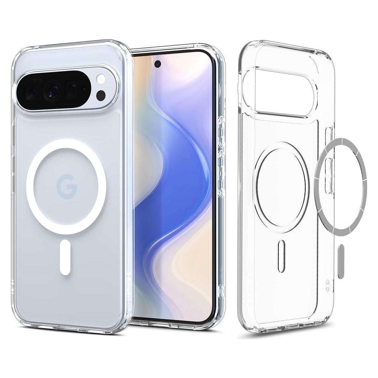 Funda Spigen Ultra Hybrid MagFit para Pixel 10 Pro XL 2025 - Transparente