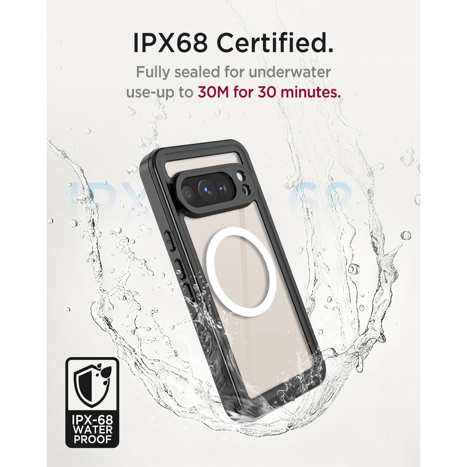 Funda Impermeable Miimall para Google Pixel 10 Pro - IP68, 3.05M