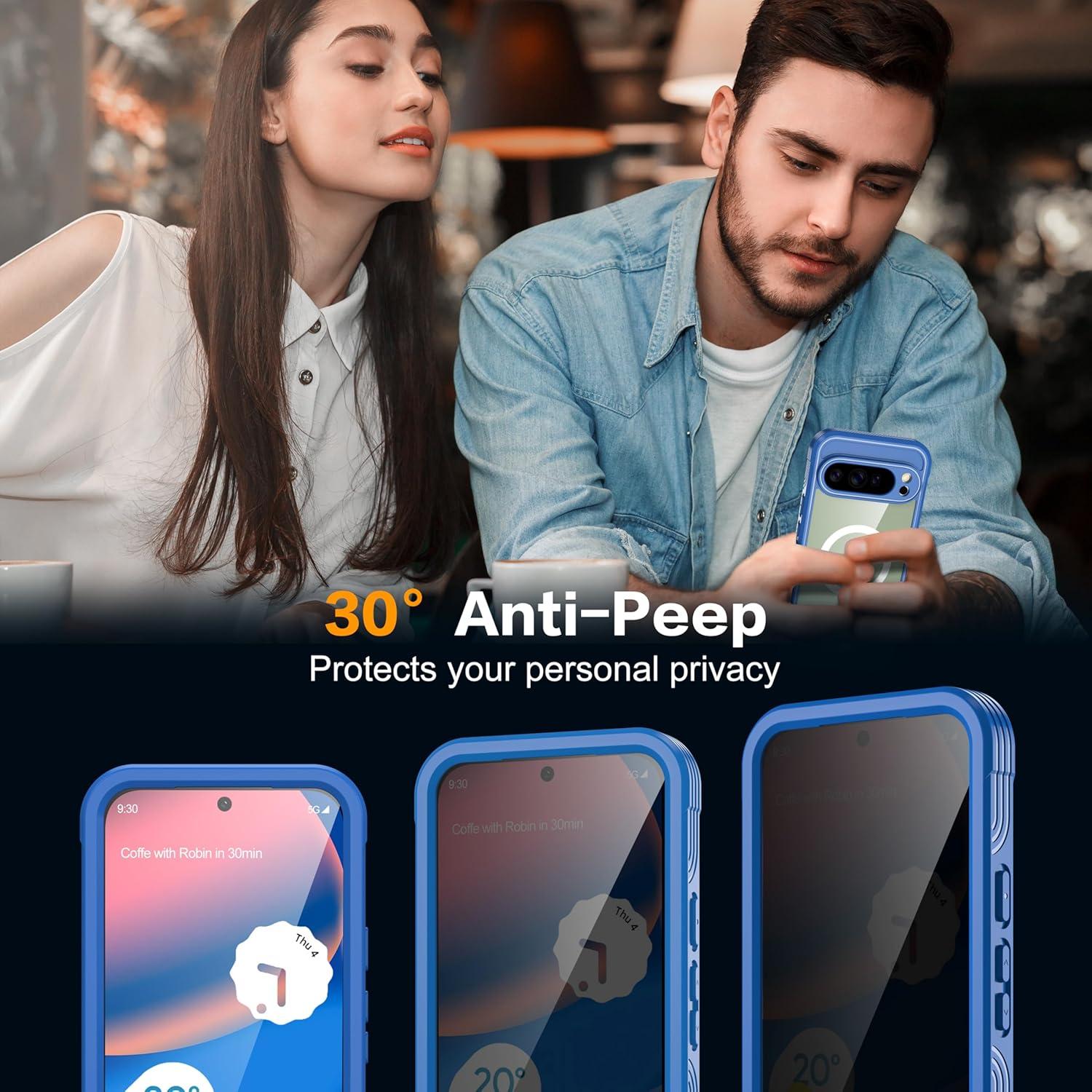 Funda Magnética AMILIFECASES para Google Pixel 10 Pro XL Azul