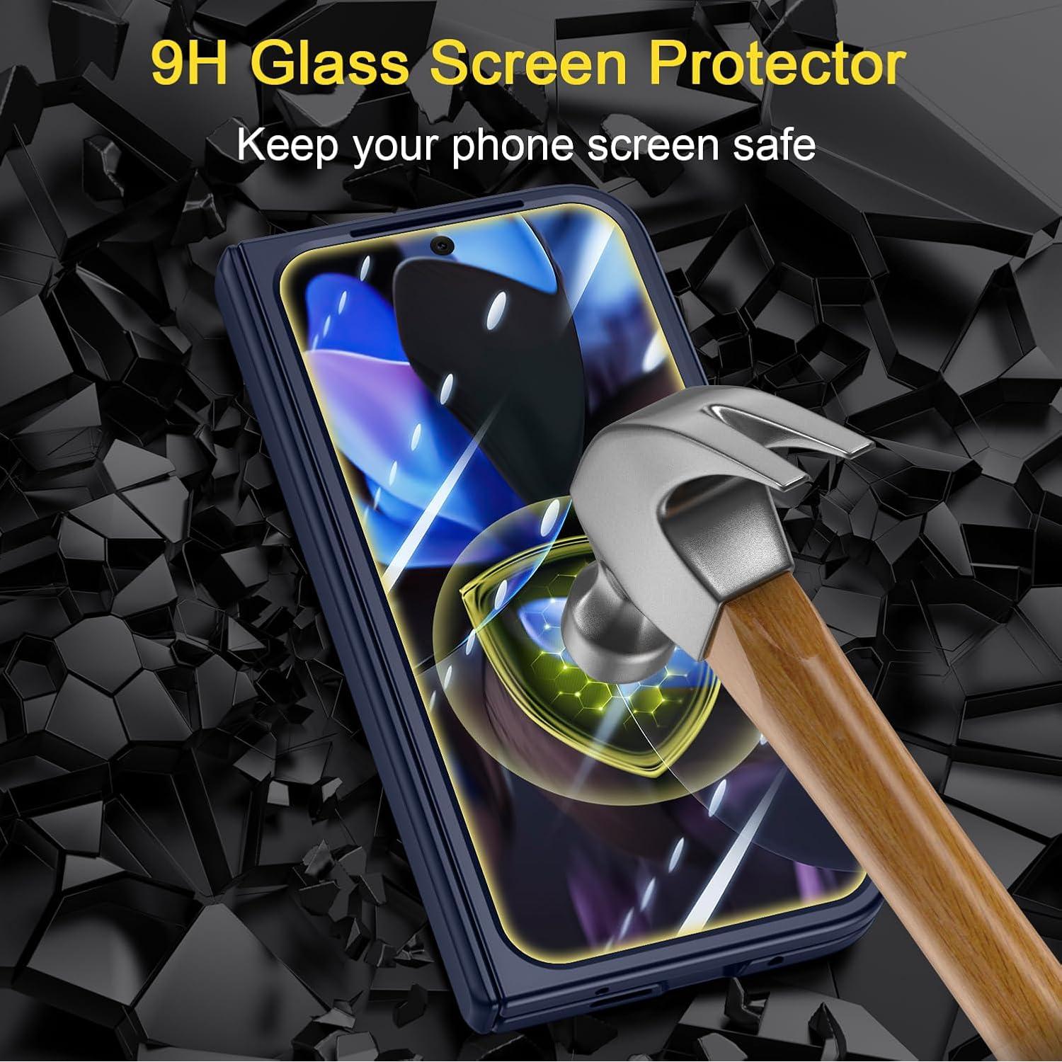 Funda delgada Spoovcto para Google Pixel 9 Pro Fold - Azul