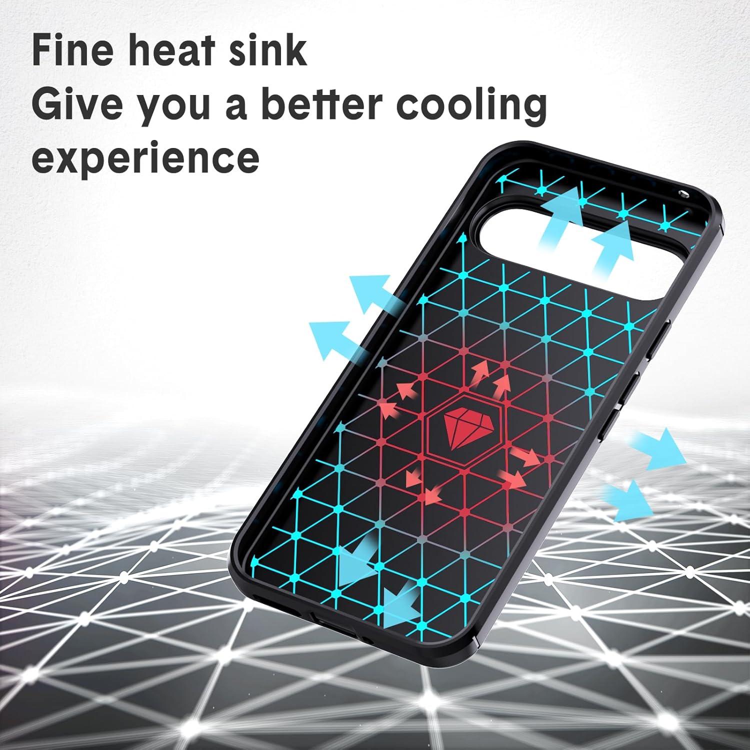 Funda TPU Antideslizante Natbok para Google Pixel 9/9 Pro