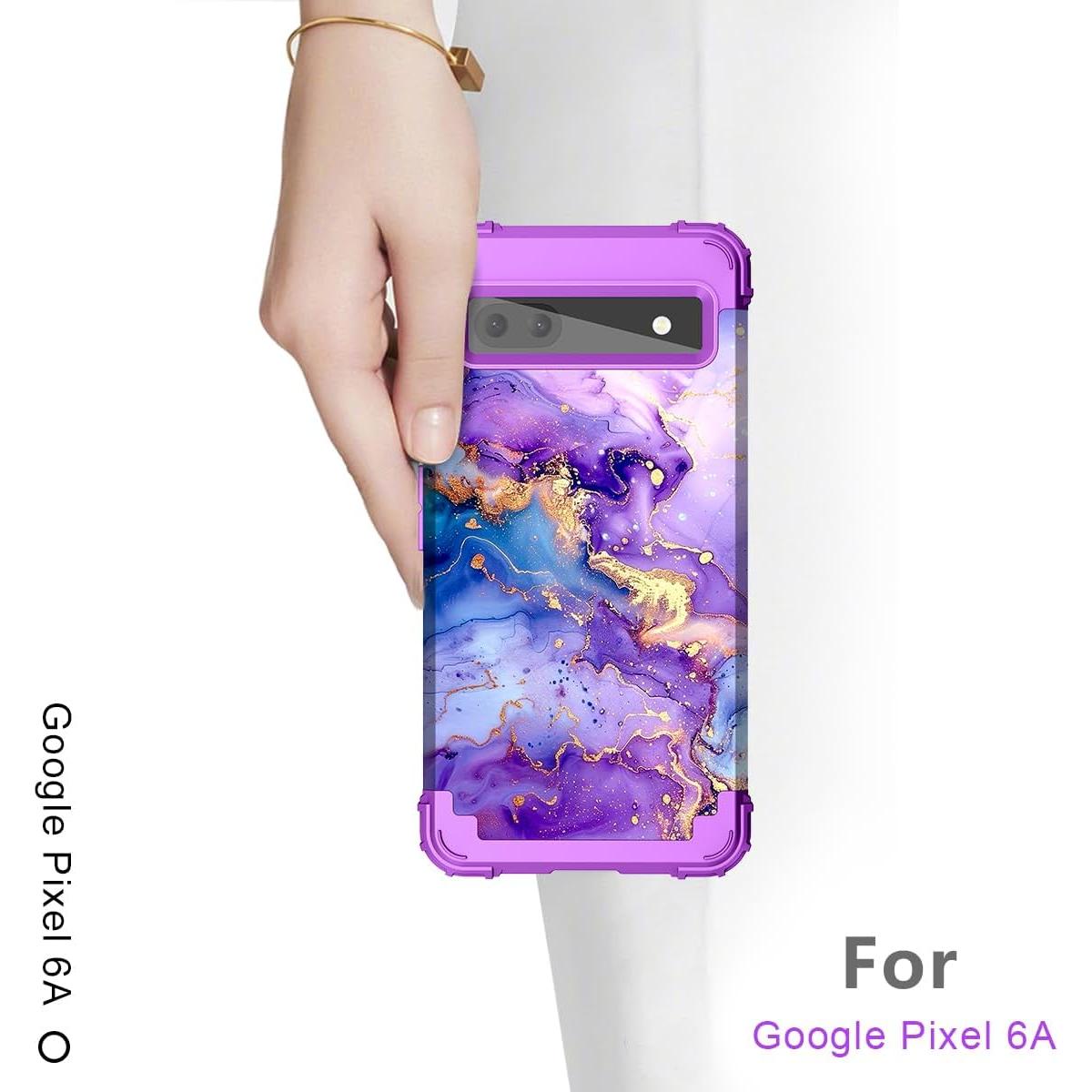 Funda Hekodonk para Google Pixel 6A 2022, Protección Completa 3 en 1