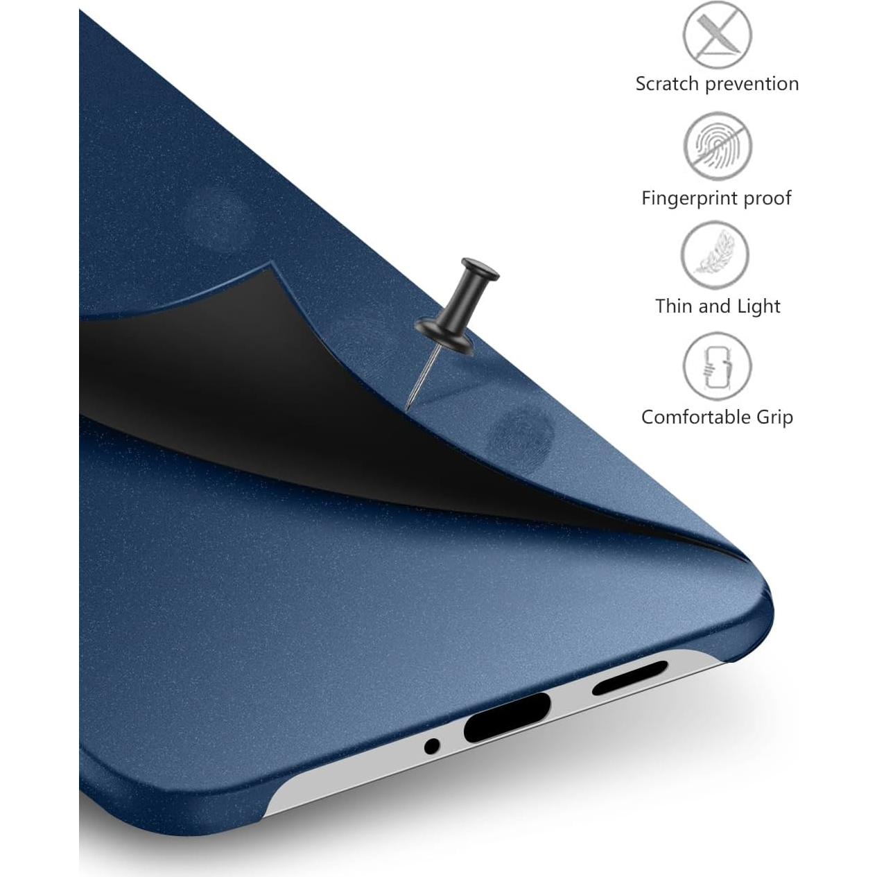 Funda Bastmei Ultra Delgada para Google Pixel 9 Pro/9 - Gravel Blue