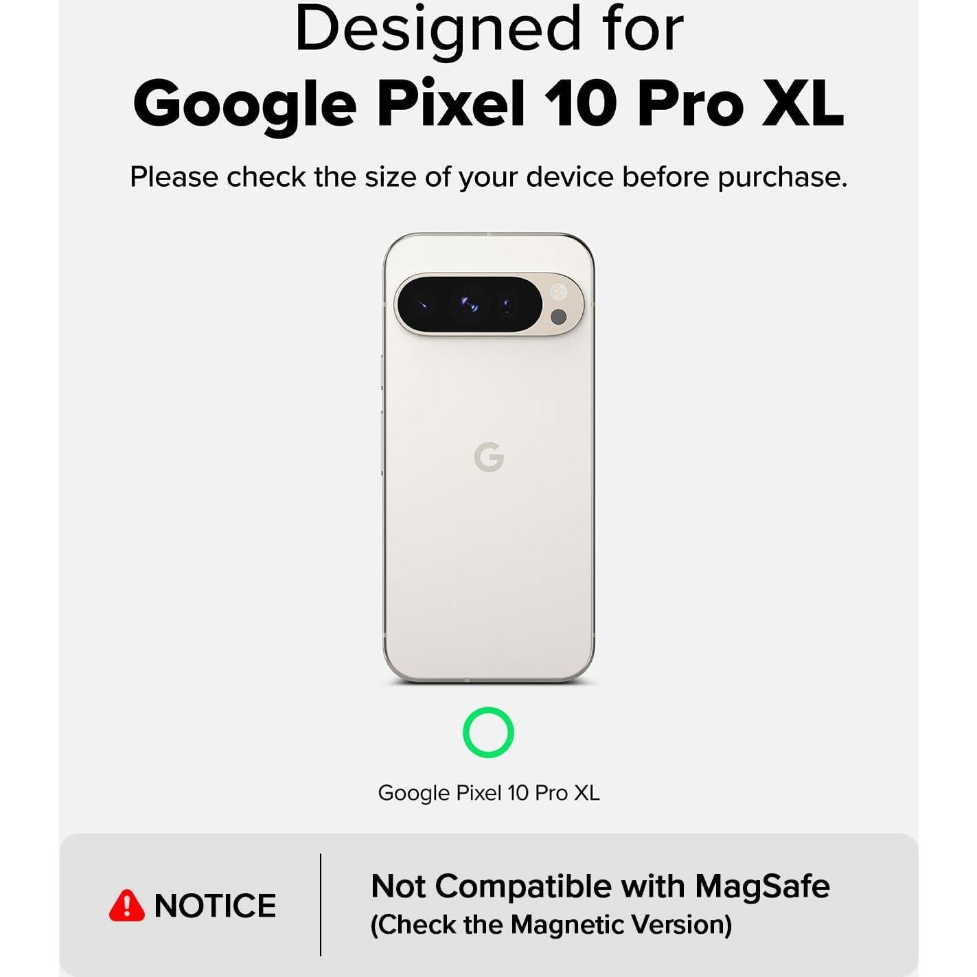 Funda Ringke Fusion para Google Pixel 10 Pro XL - Transparente Mate