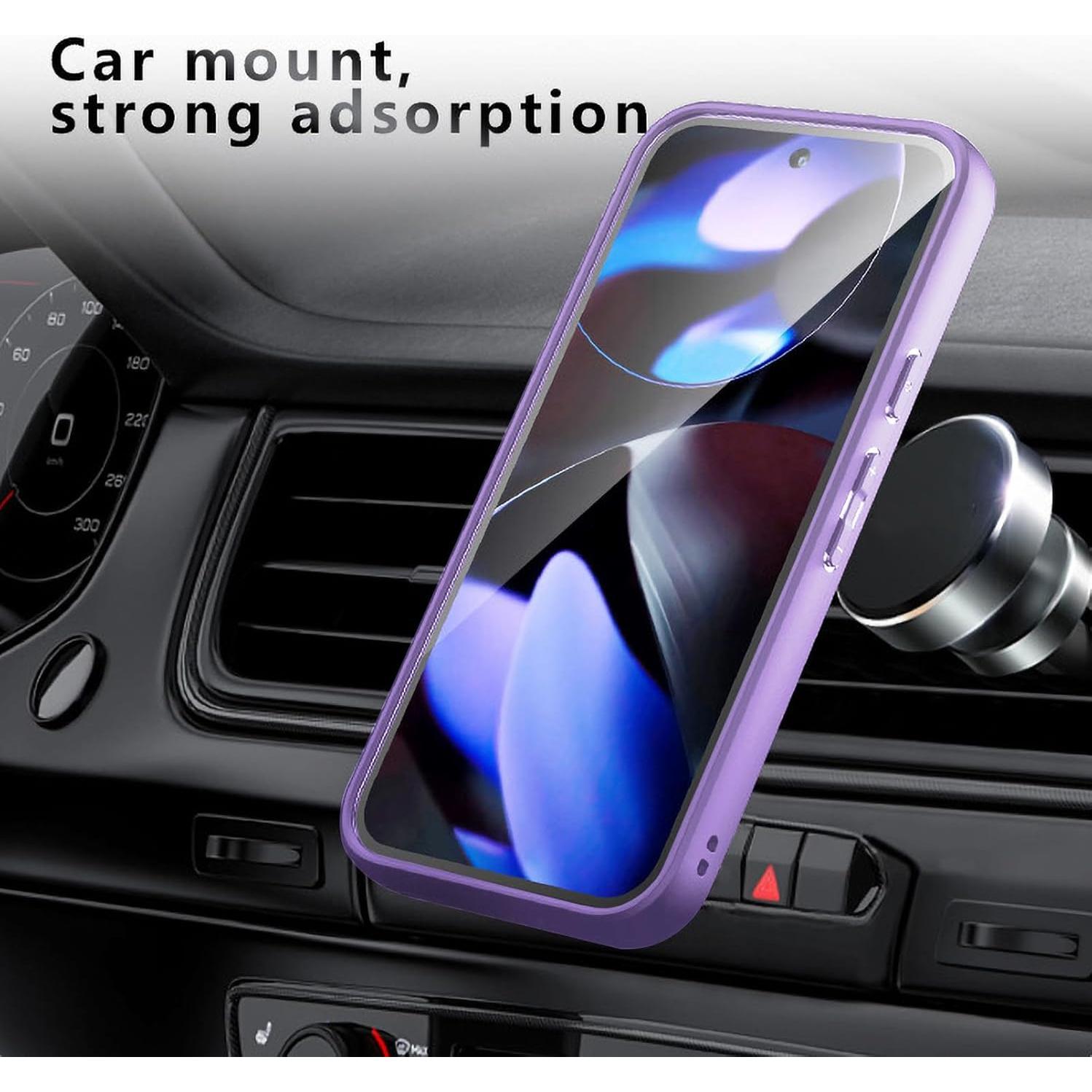 Funda Magnética Eiyikof para Google Pixel 9/9 Pro - Mariposa Morada