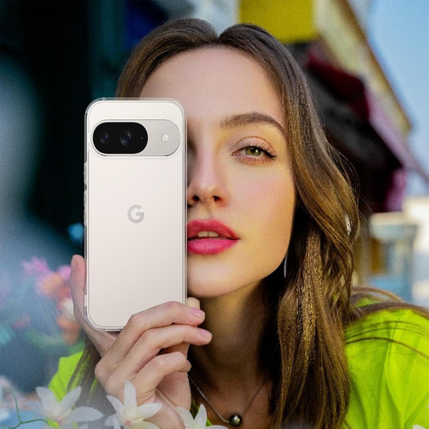 Funda Transparente Natbok para Google Pixel 10/10 Pro - TPU y PC