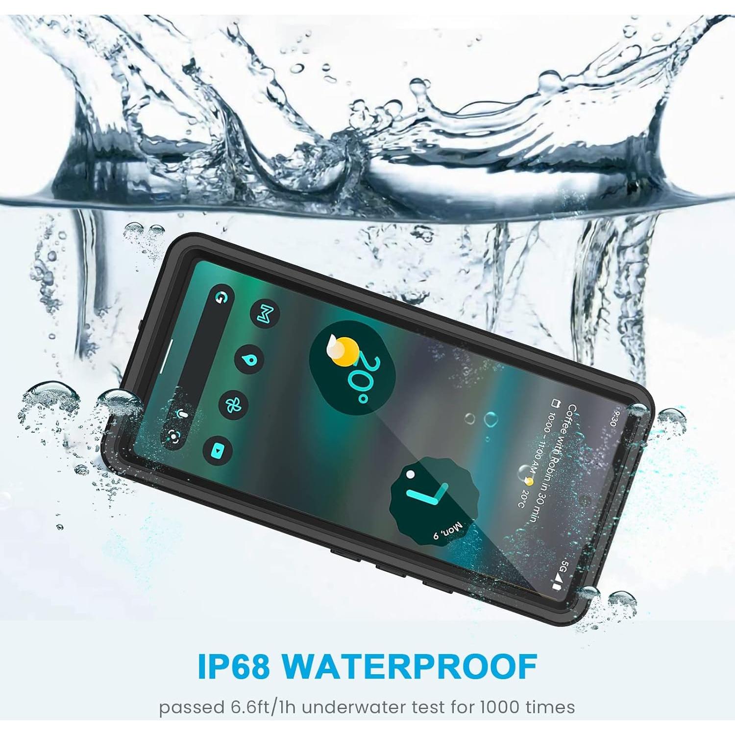 Funda Lanhiem IP68 para Google Pixel 6a, Protección Completa