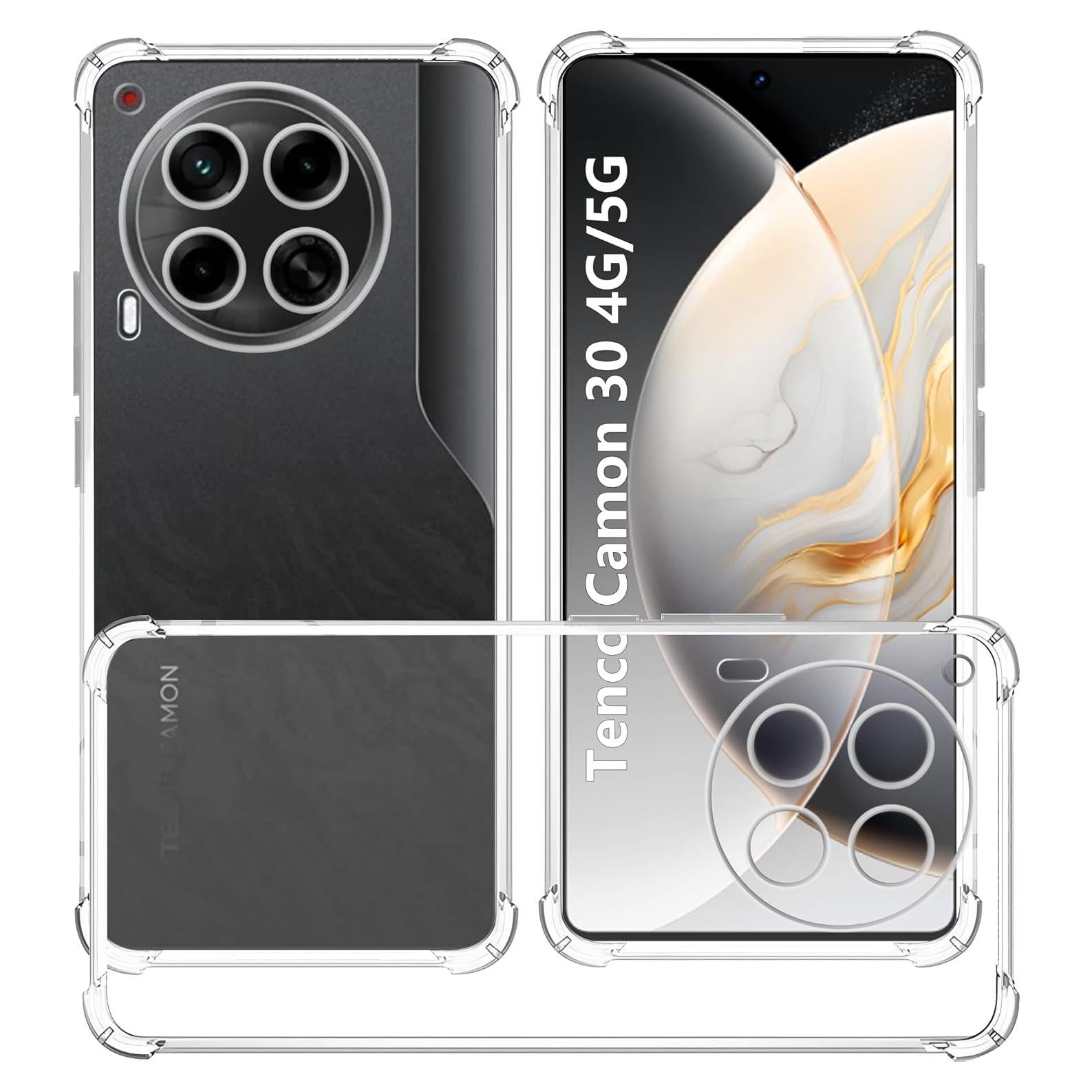 Funda TPU Transparente USTIYA para Tecno CAMON 30 4G/5G