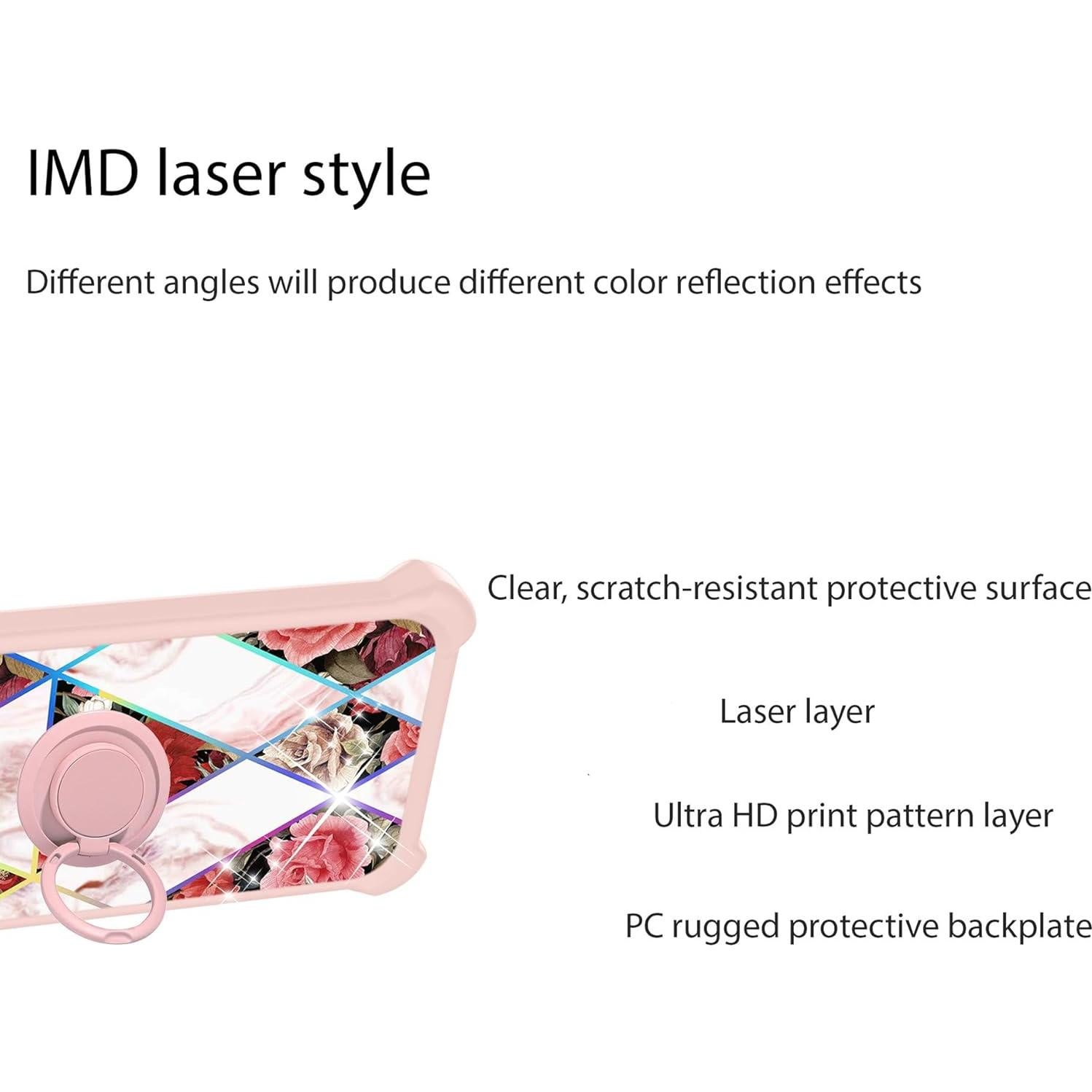 Funda Tecno Spark 10C con Protector Vidrio Templado y Soporte