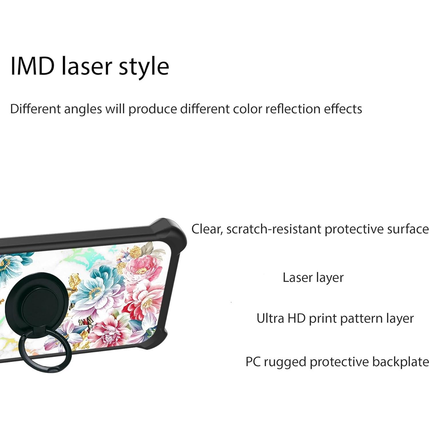 Funda para Tecno Spark 9T con Protector de Pantalla y Soporte