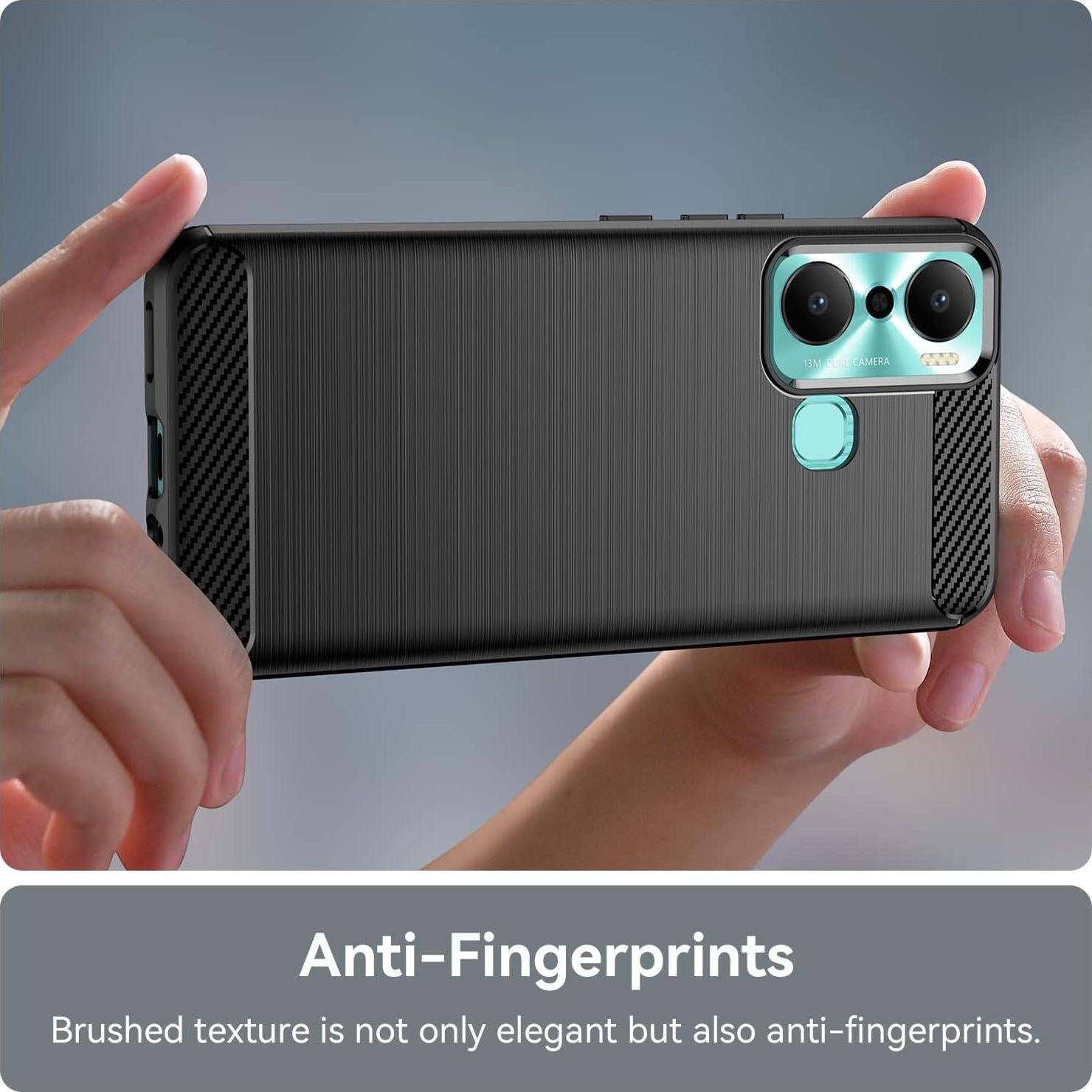 Funda Asuwish para Infinix Hot 20 Play con Protector de Vidrio