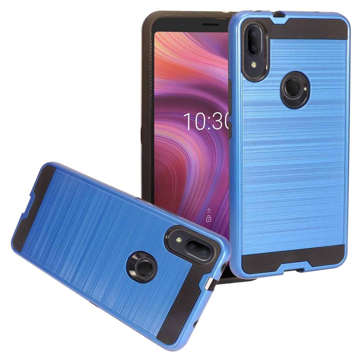 Funda Híbrida Celzen para Alcatel 3V 2019 - Azul