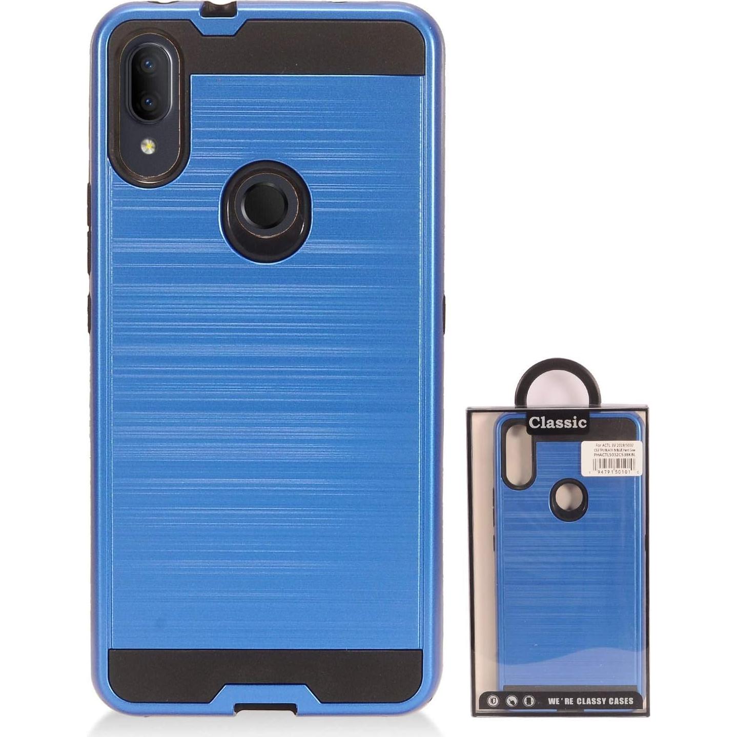 Funda Híbrida Celzen para Alcatel 3V 2019 - Azul