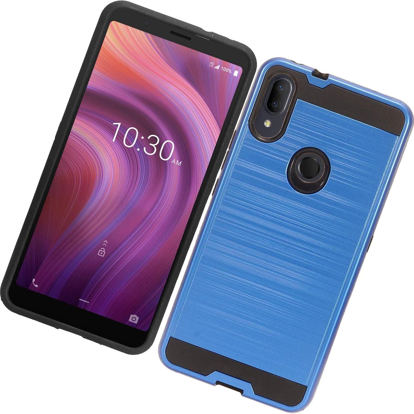 Funda Híbrida Celzen para Alcatel 3V 2019 - Azul