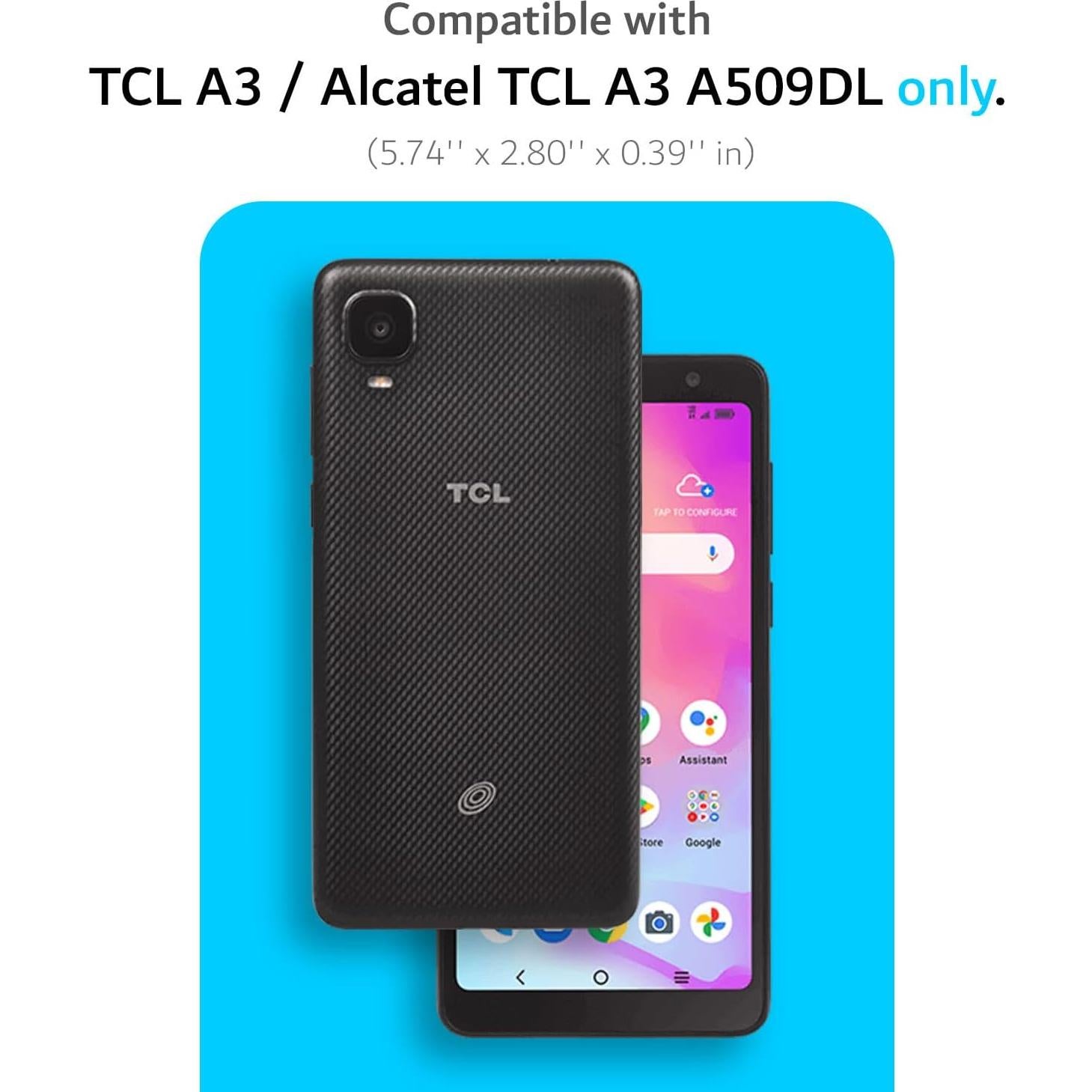 Funda TUDIA DualShield para Alcatel TCL A3 A509DL - Verde Cazador