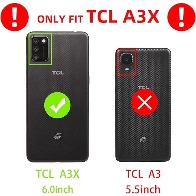 Funda Brillante KuDiNi para Alcatel TCL A3X A600Dl Rosa TPU