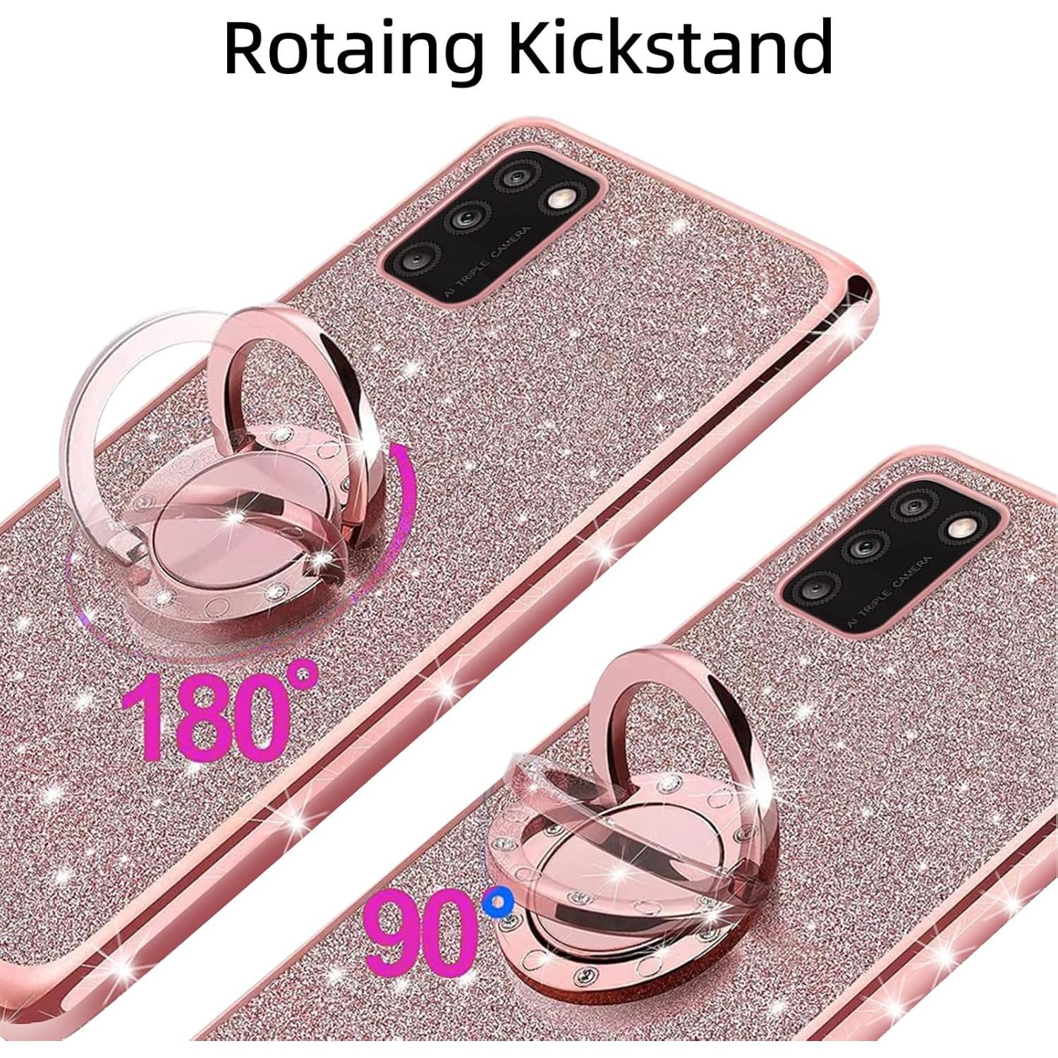 Funda Brillante KuDiNi para Alcatel TCL A3X A600Dl Rosa TPU