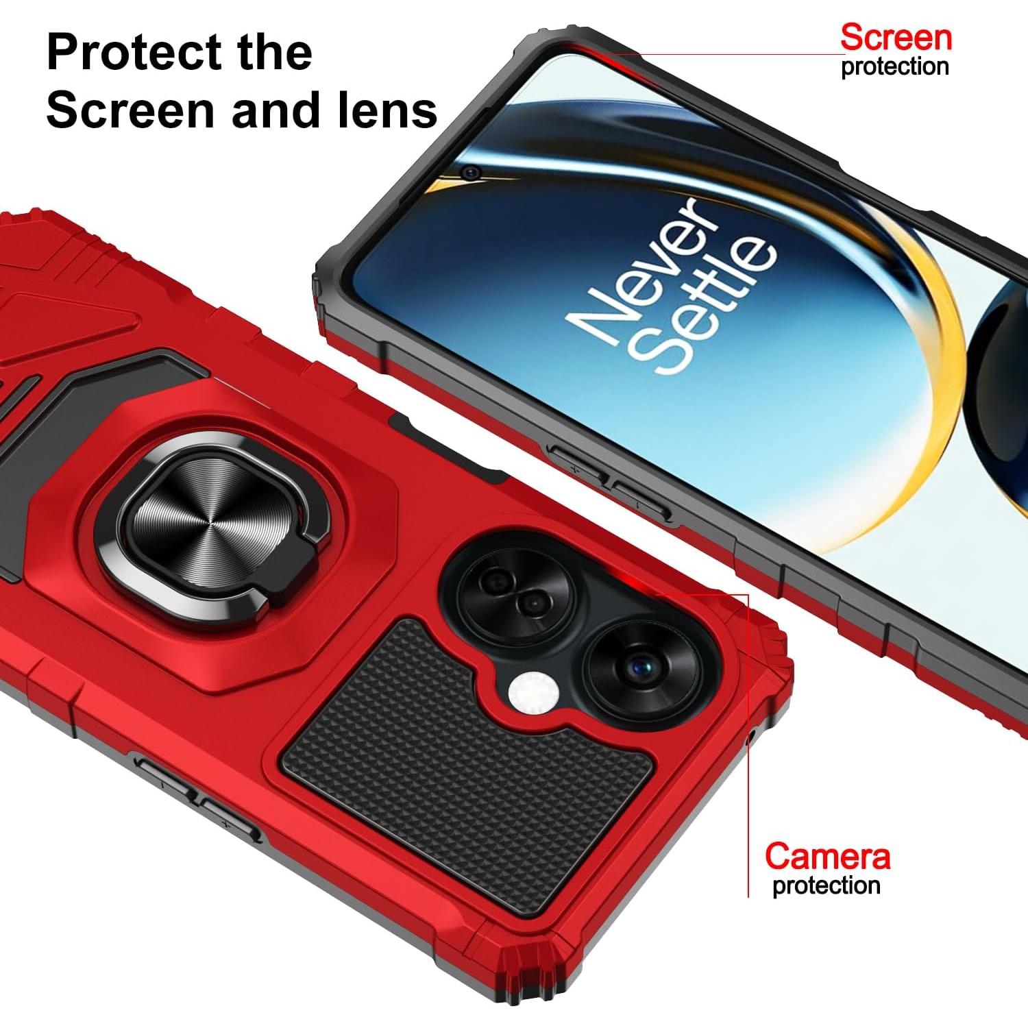 Funda Protectora OnePlus Nord N30 5G Jackpot Rojo con Soporte