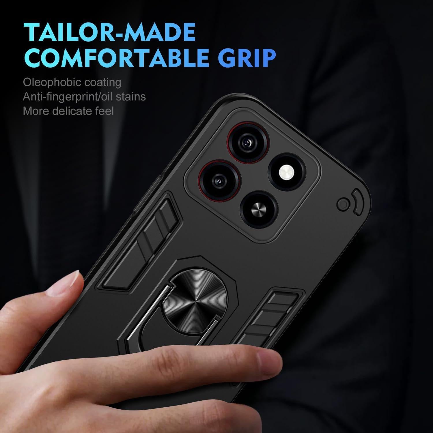 Funda Magnética a Prueba de Golpes Pzwoxukhov para ZTE Blade A35/A55