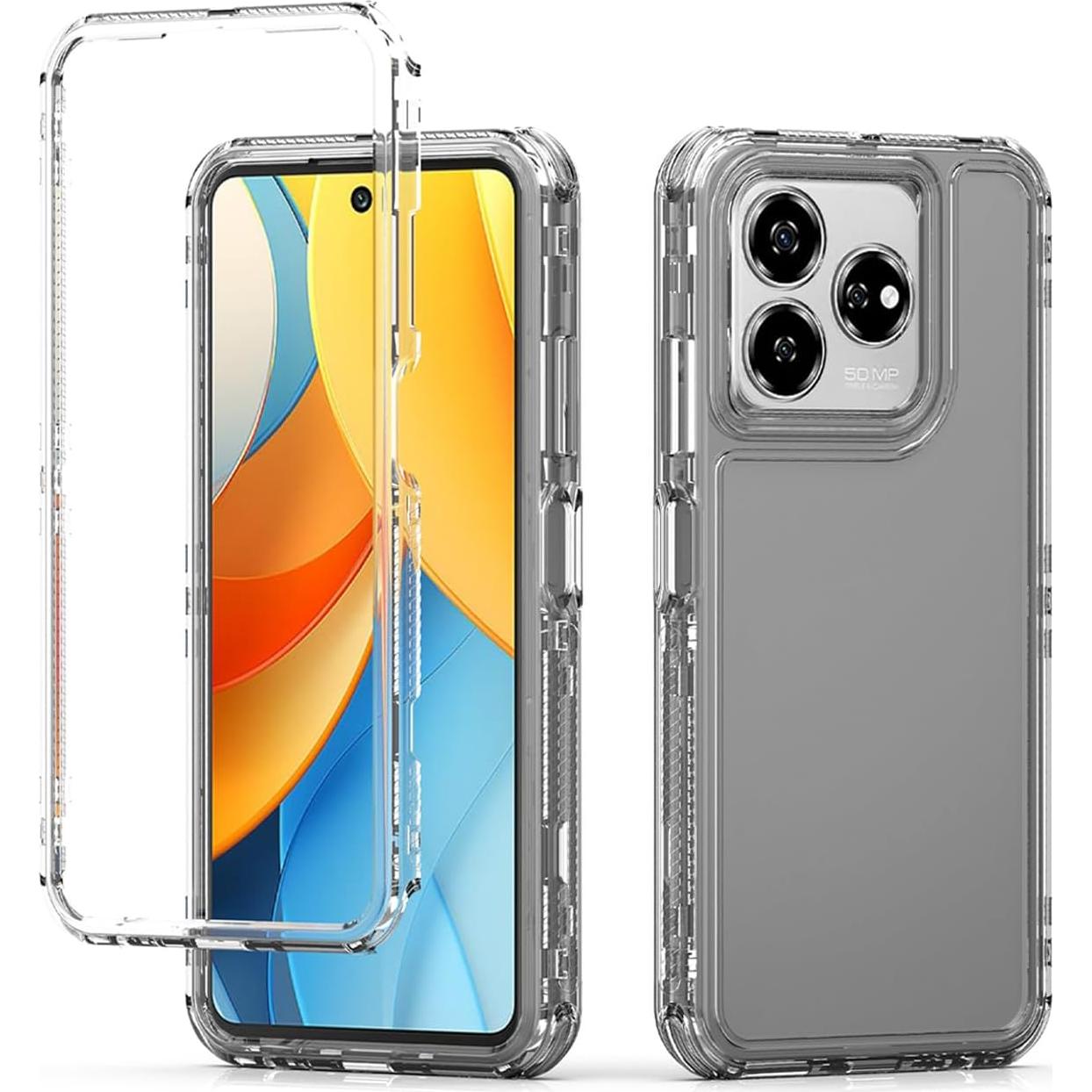 Funda Protectora ZTE Axon 60 Lite con Protector de Pantalla