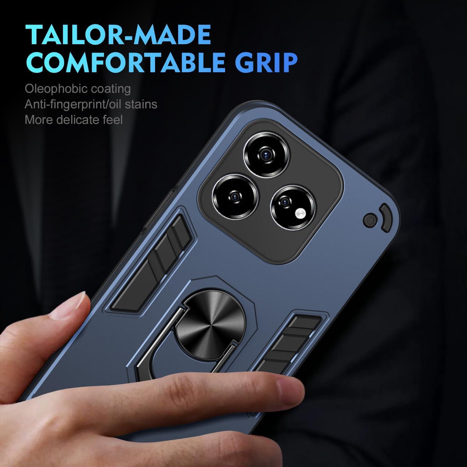 Funda Magnética Azul para ZTE Axon 60 y Blade V60 - Soporte