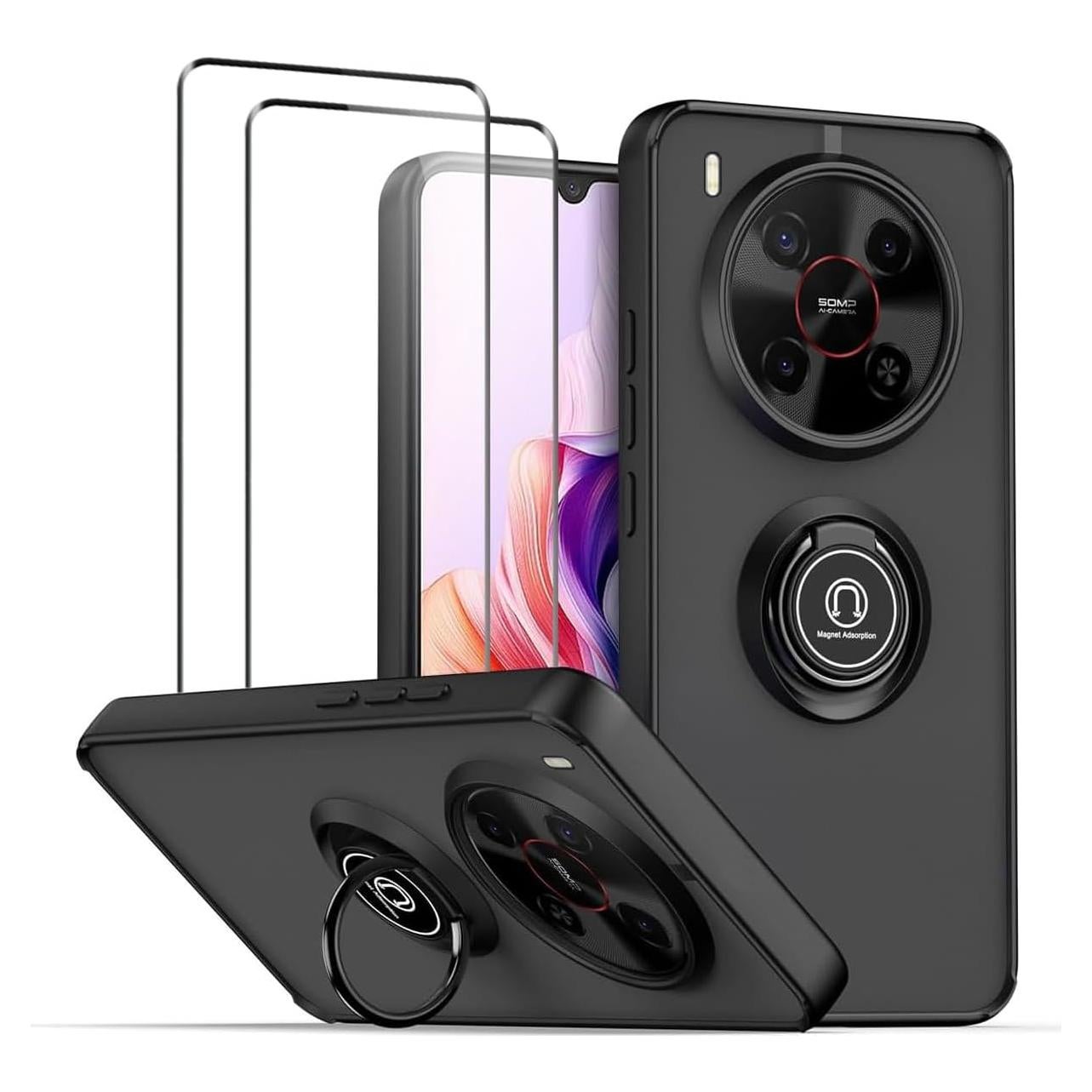 Funda QUIETIP para ZTE Blade V70 Max con Soporte y Protector