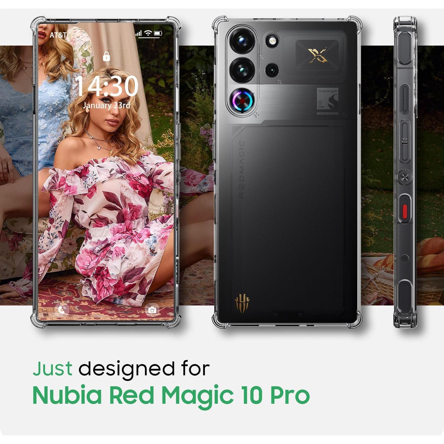 Funda TPU Transparente CASEVASN para ZTE Nubia Red Magic 10 Pro