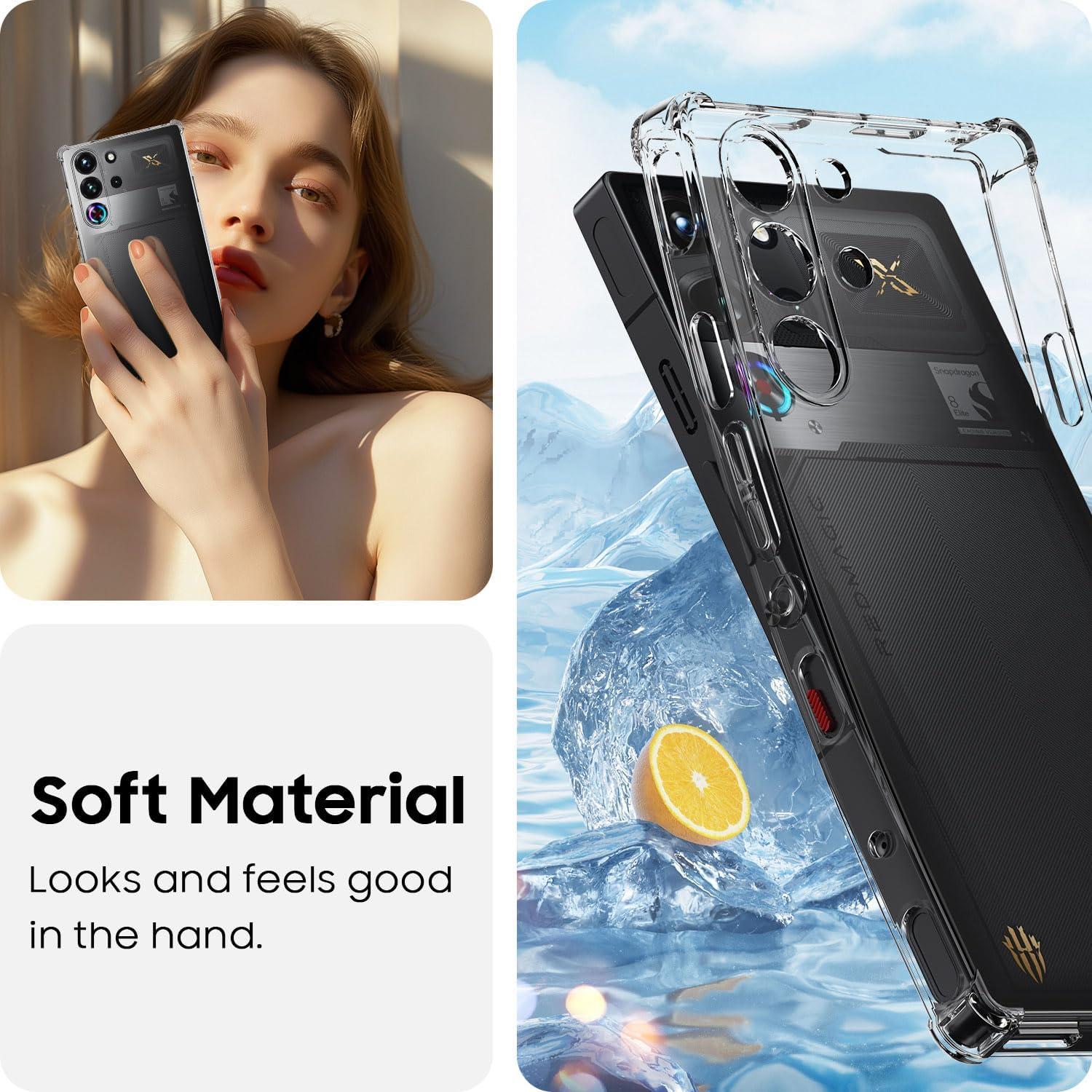 Funda TPU Transparente CASEVASN para ZTE Nubia Red Magic 10 Pro