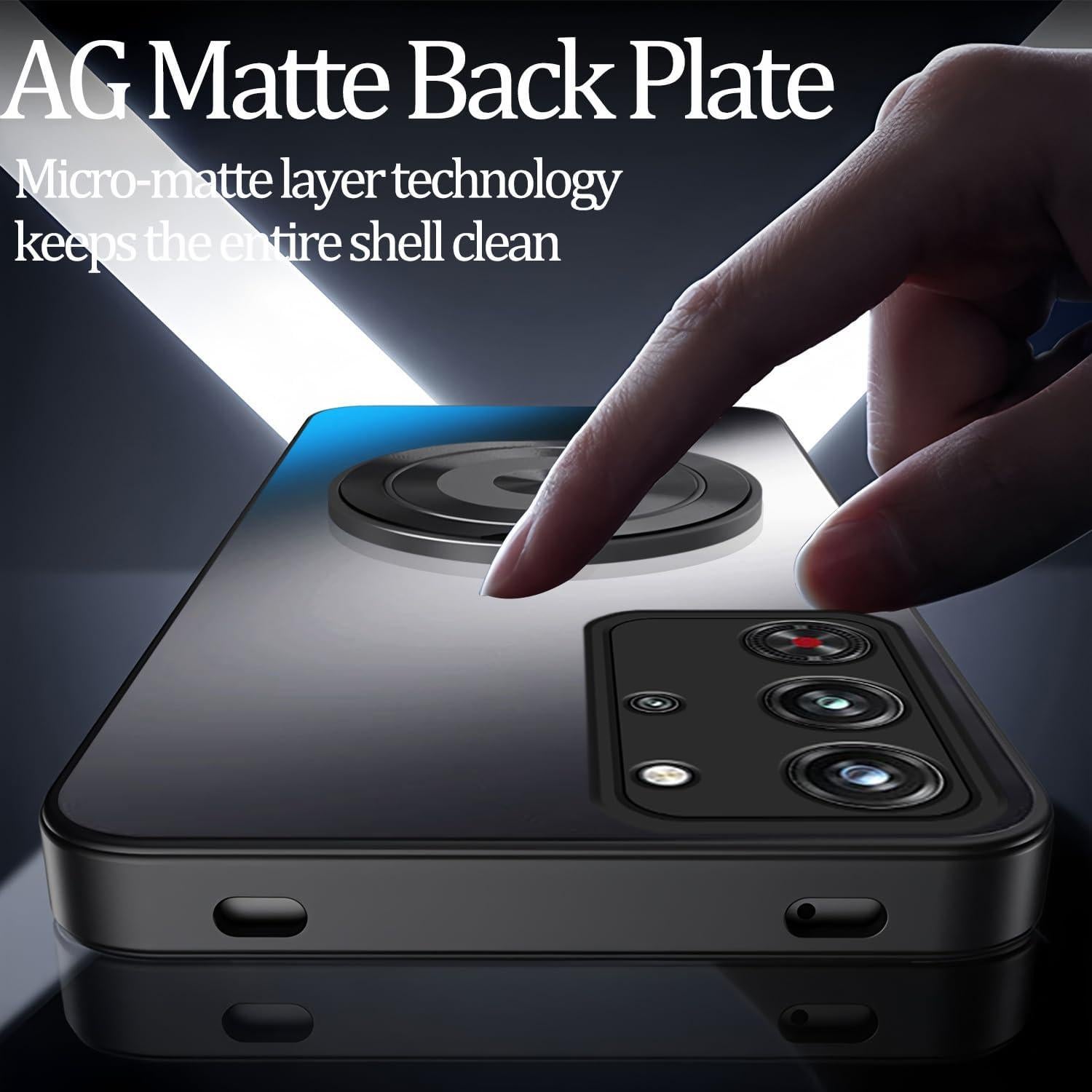 Funda de Silicona Mate Wousunly para ZTE RedMagic 10S Pro