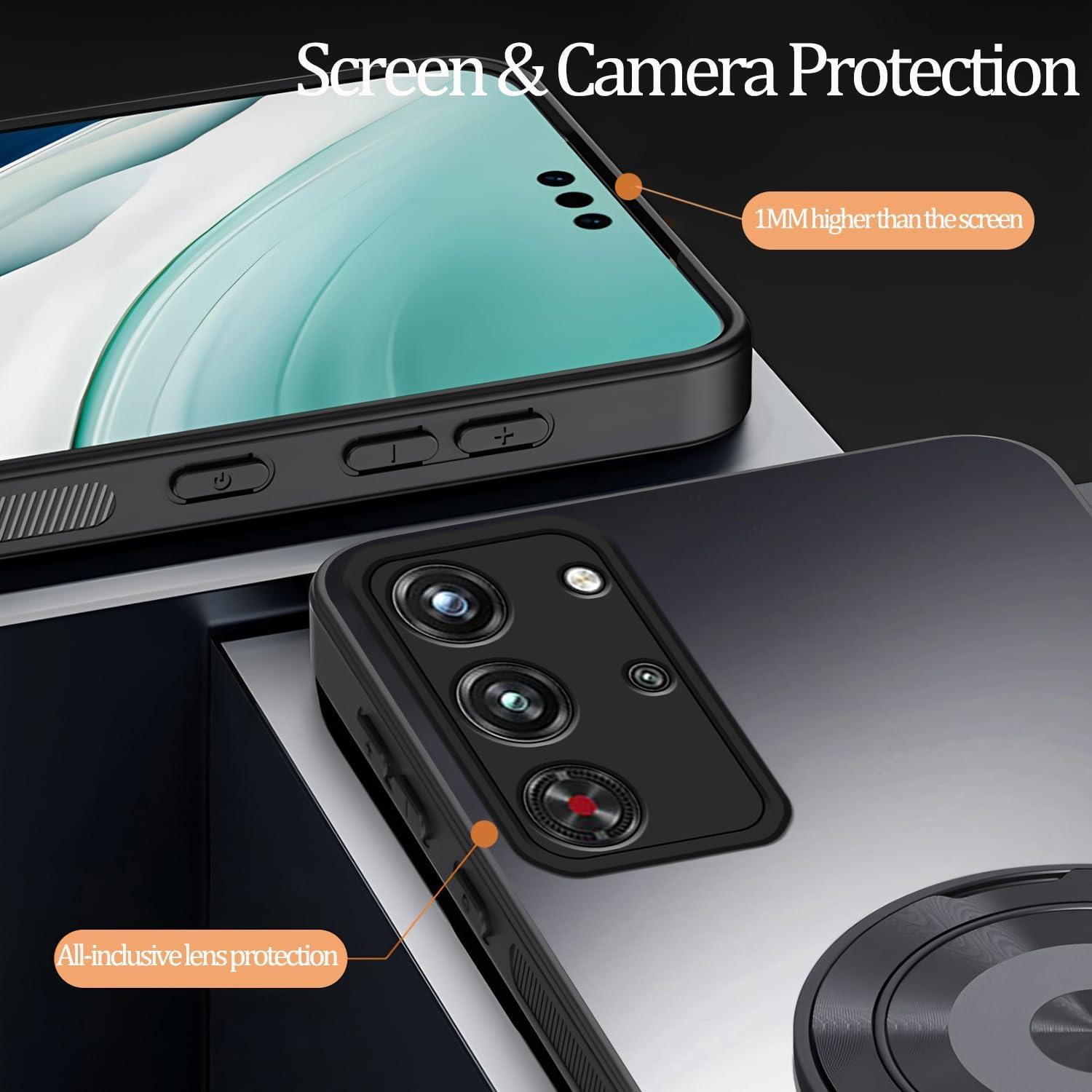 Funda de Silicona Mate Wousunly para ZTE RedMagic 10S Pro