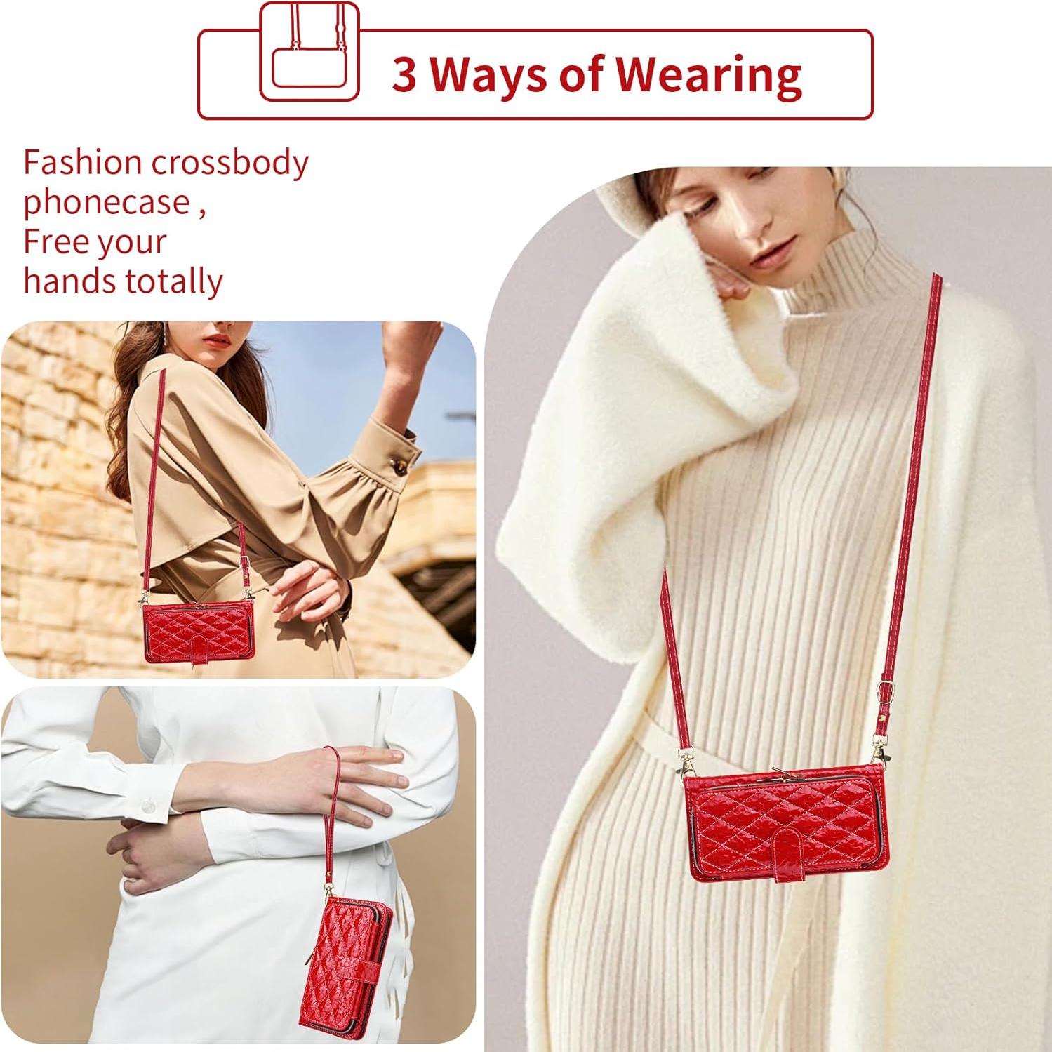 Funda Cartera Furiet para ZTE Avid 579 y Blade A3 Rojo